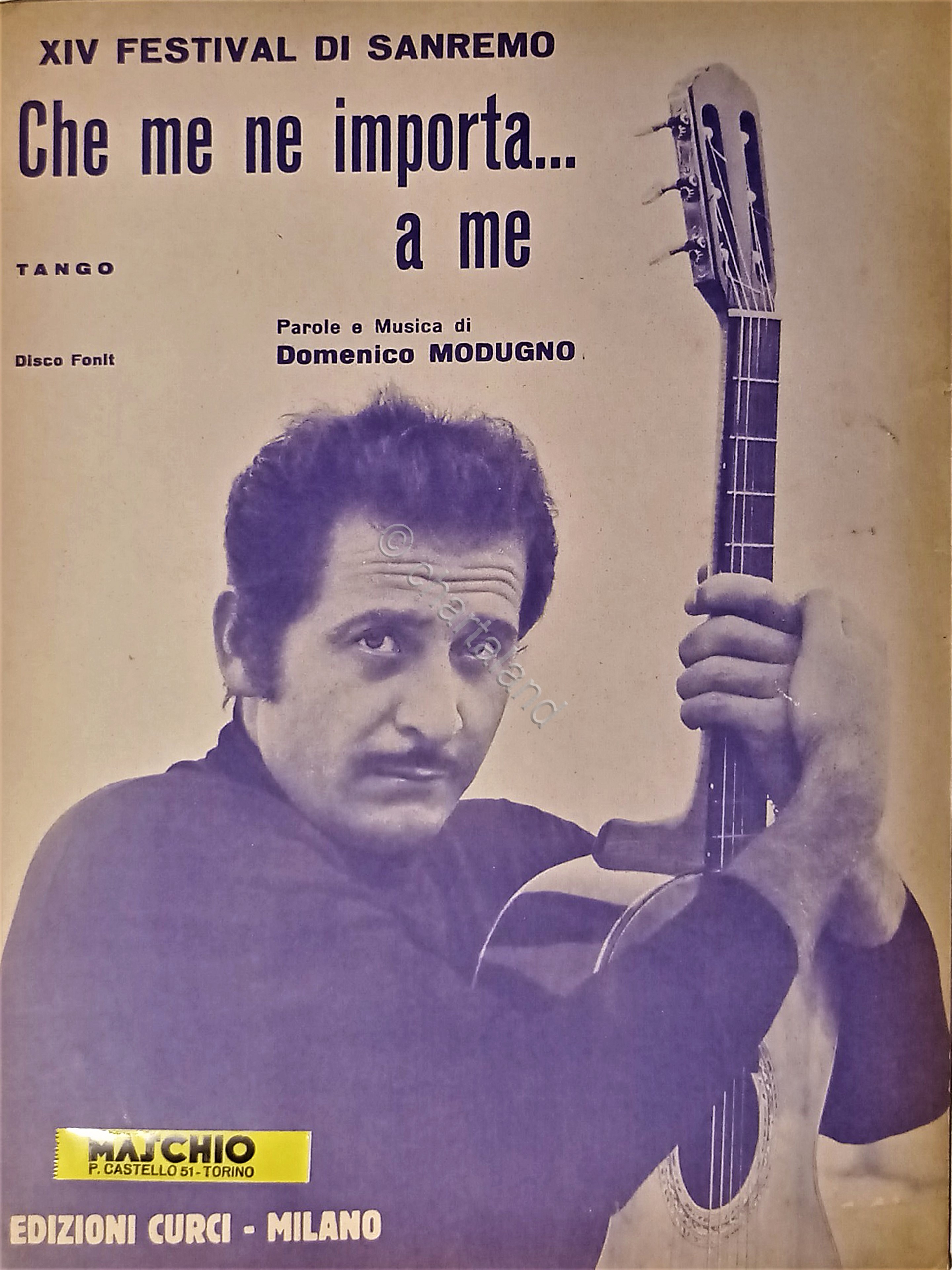 Spartiti - Che me ne importa... a me - Tango …