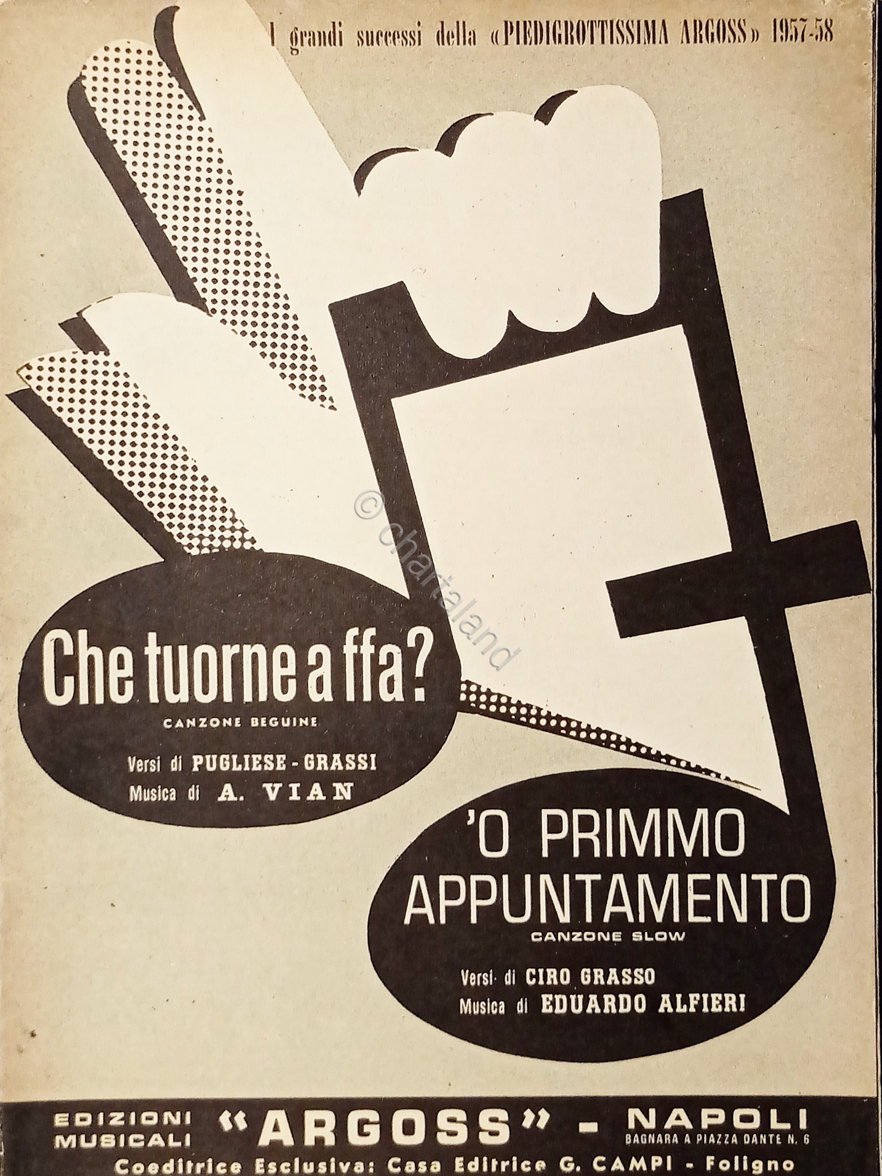 Spartiti - Che tuorne a fa? (Canzone Beguine) - 'O …