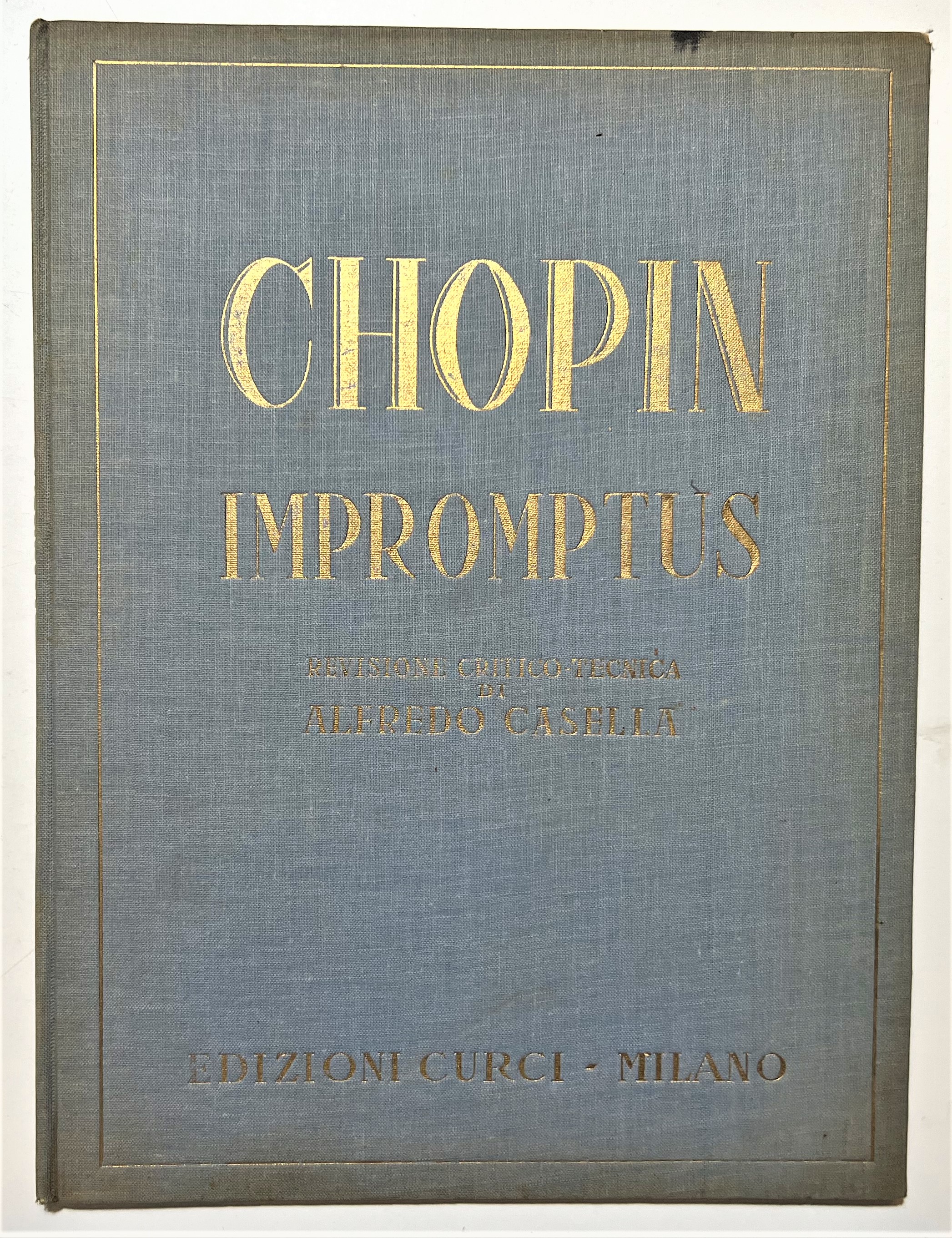 Spartiti - Chopin - Impromptus - Revisione Critico-Tecnica di A. …