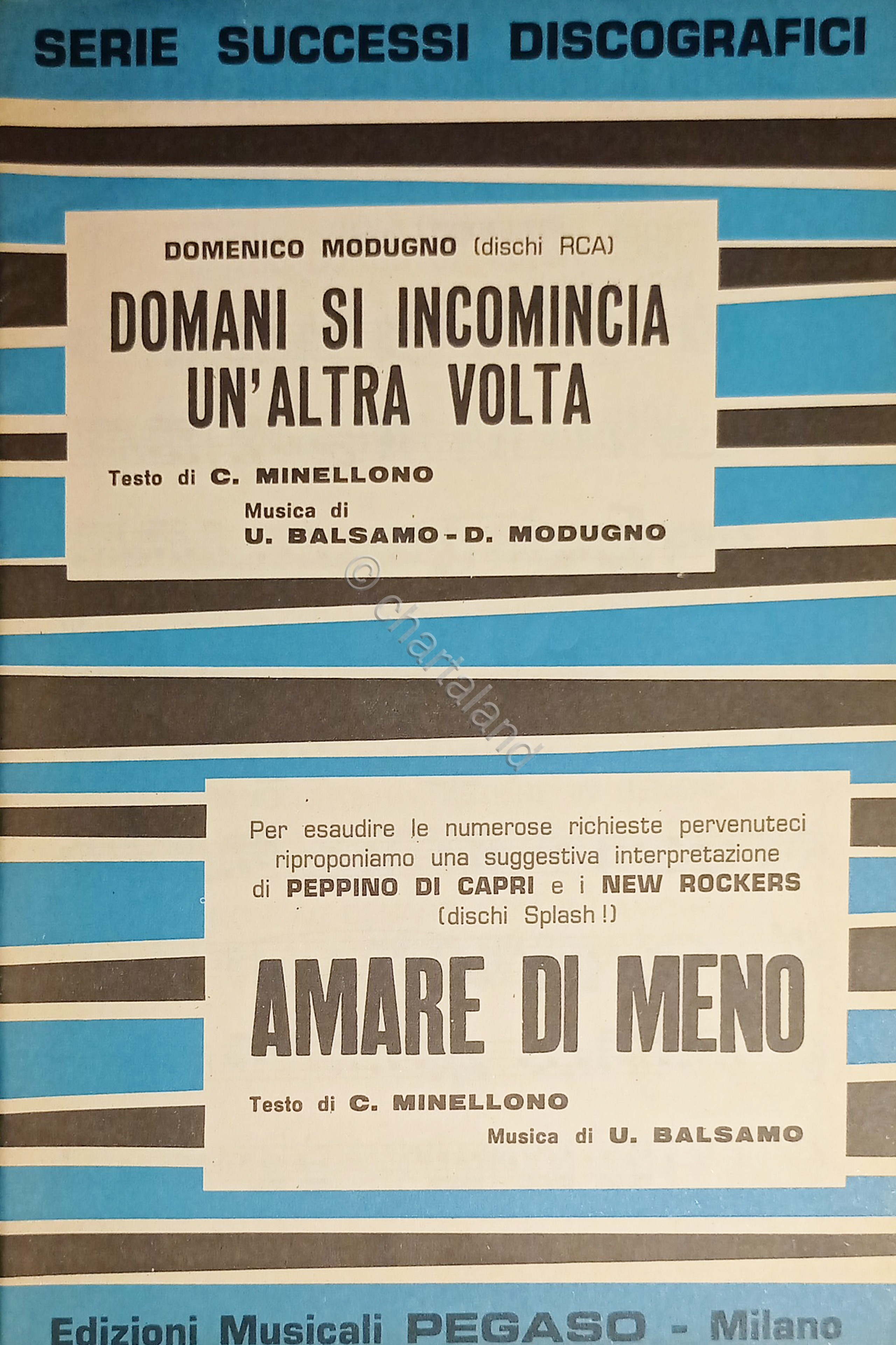 Spartiti - Domani si ricomincia un'altra volta - Amare di …