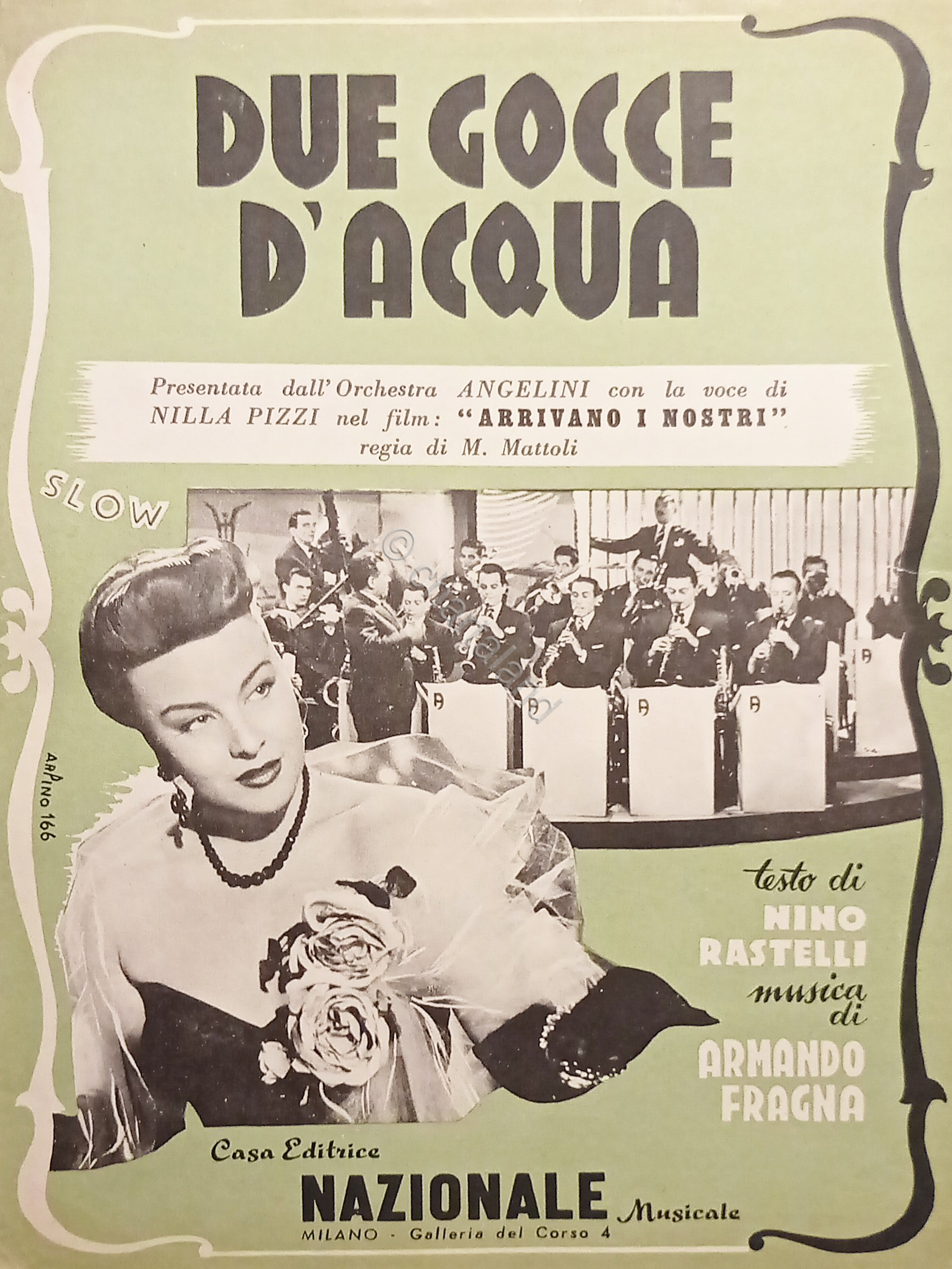 Spartiti - Due Gocce d'Acqua - Slow di A. Fragna …