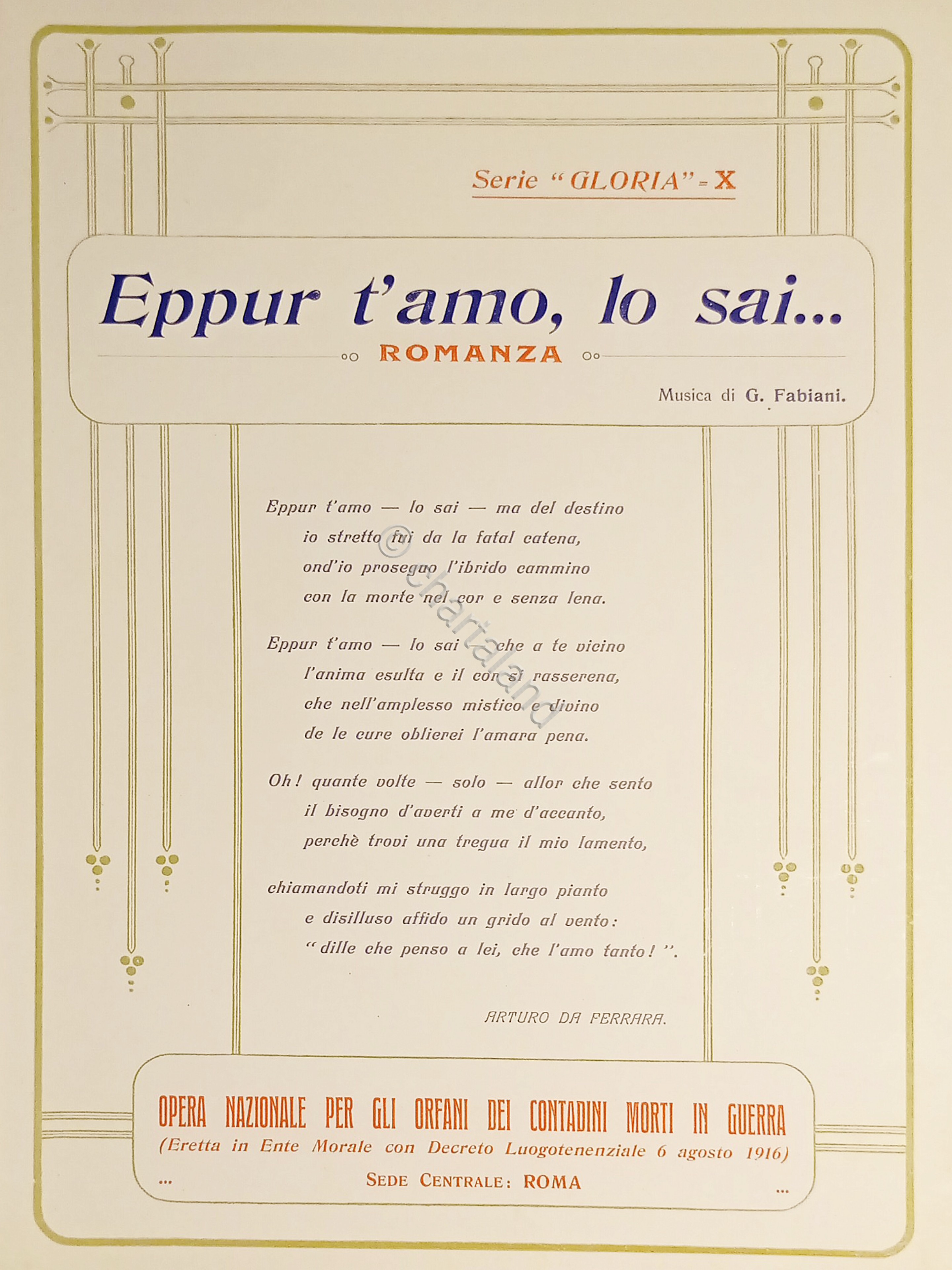 Spartiti - Eppur t'amo, lo sai - Romanza per Canto …