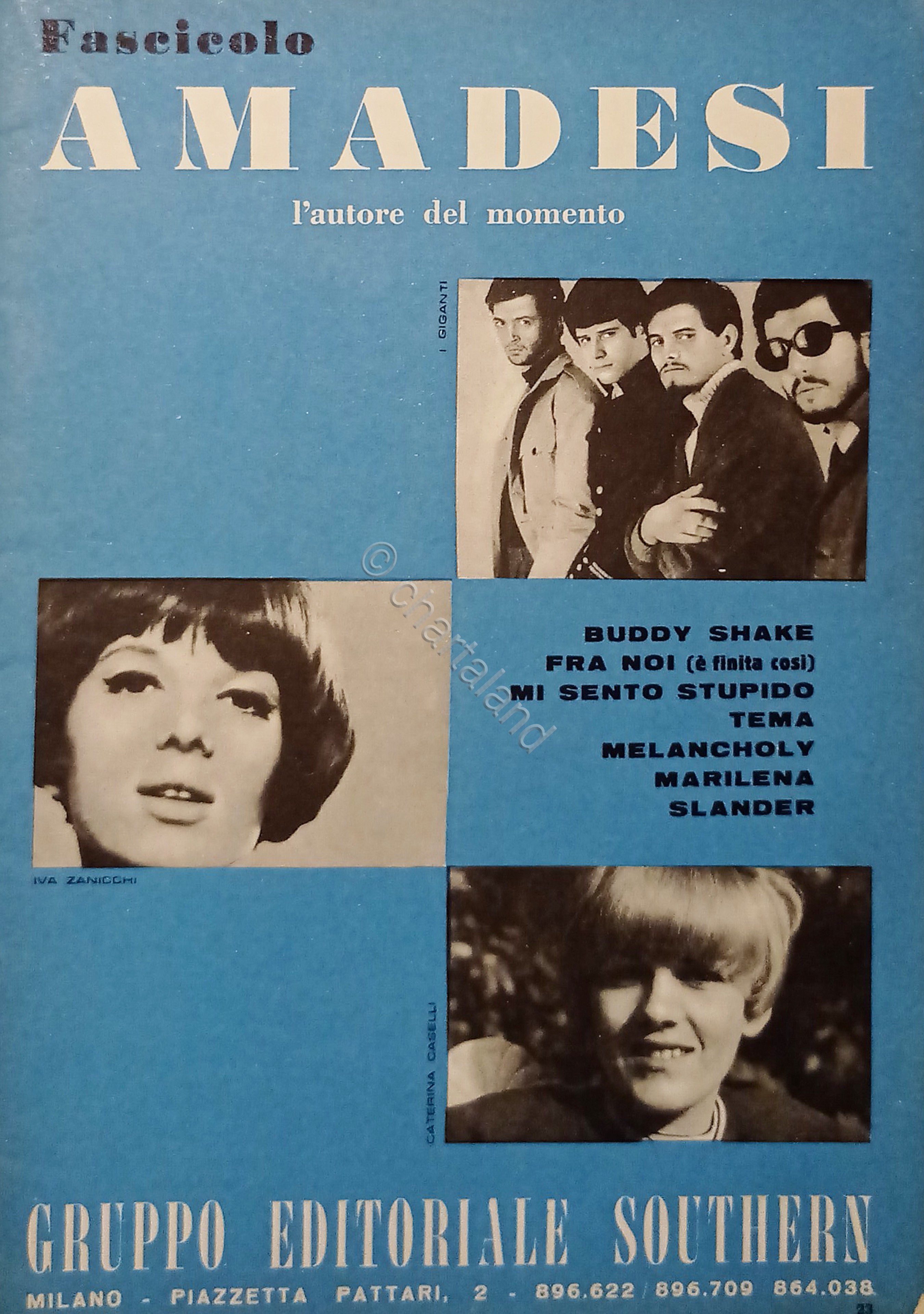 Spartiti - Fascicolo Amadesi - L'Autore del Momento - 1966