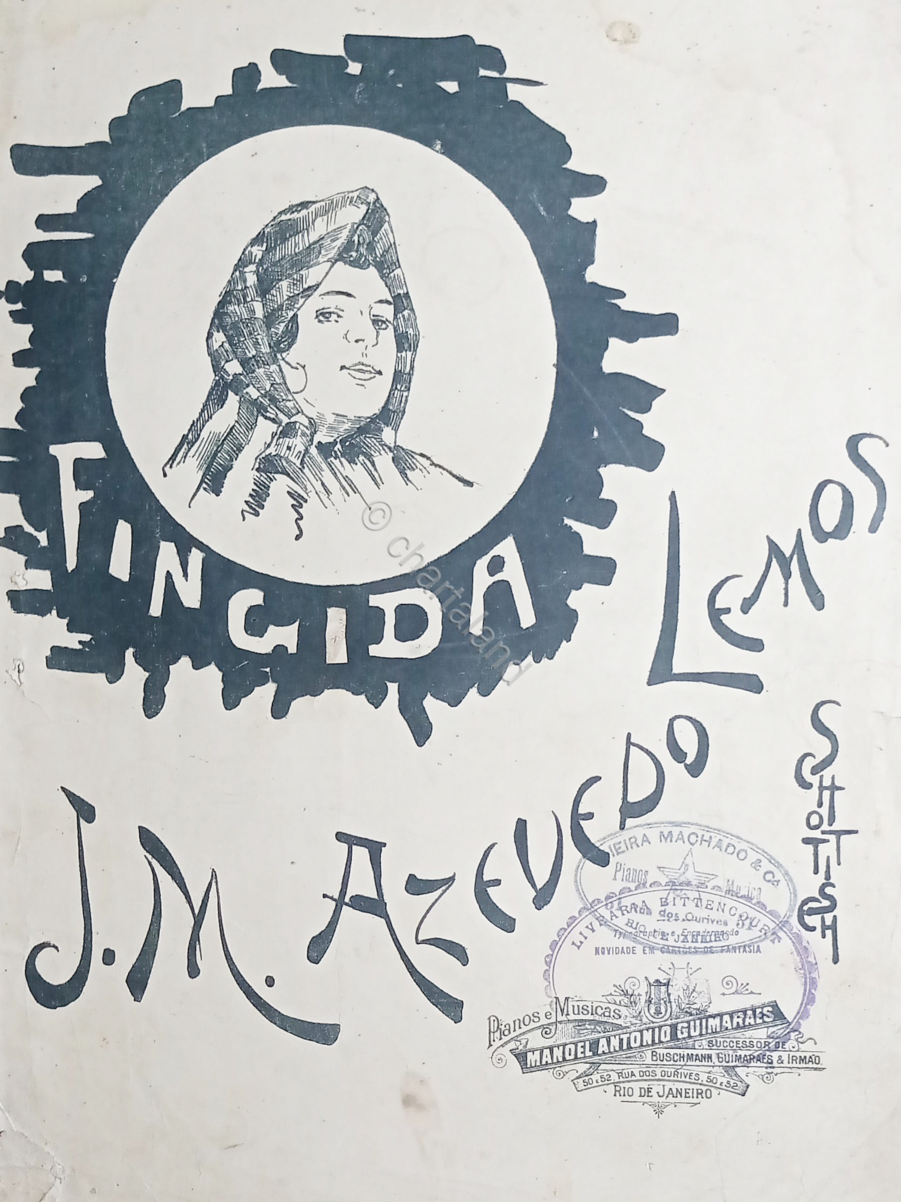 Spartiti - Fingida - Schottisch di J. M. Azevedo Lemos …