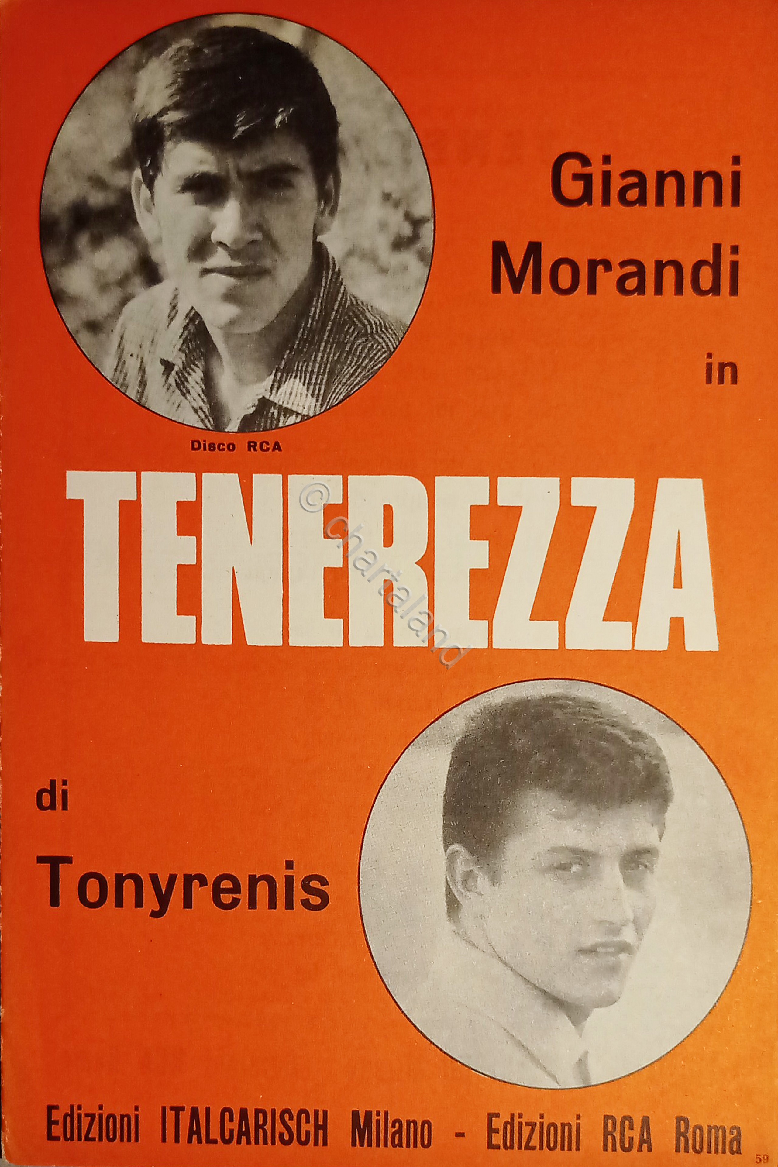 Spartiti - Gianni Morandi in Tenerezza di Tony Renis - …