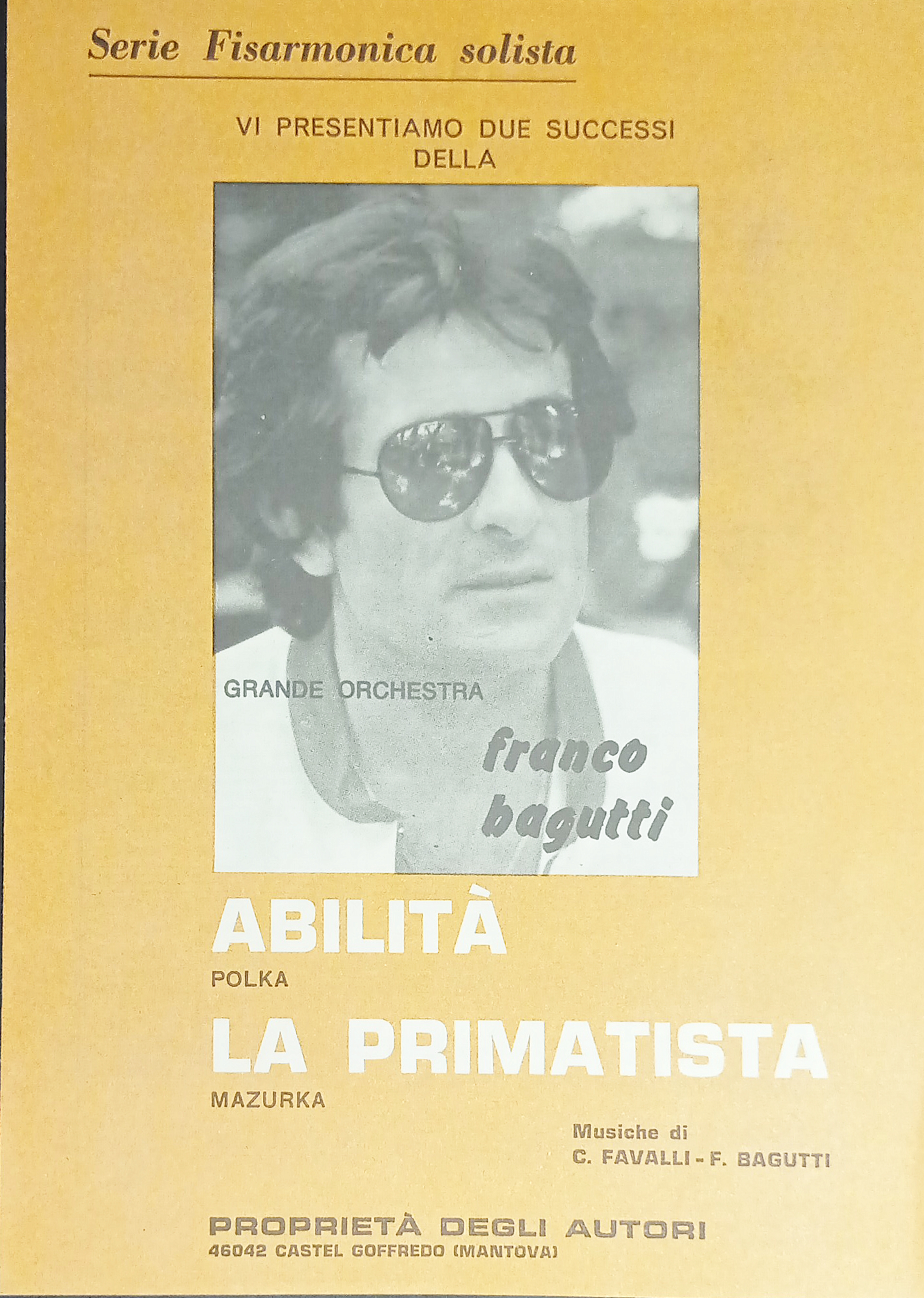Spartiti - Grande Orchestra Franco Bagutti - Abilità - La …