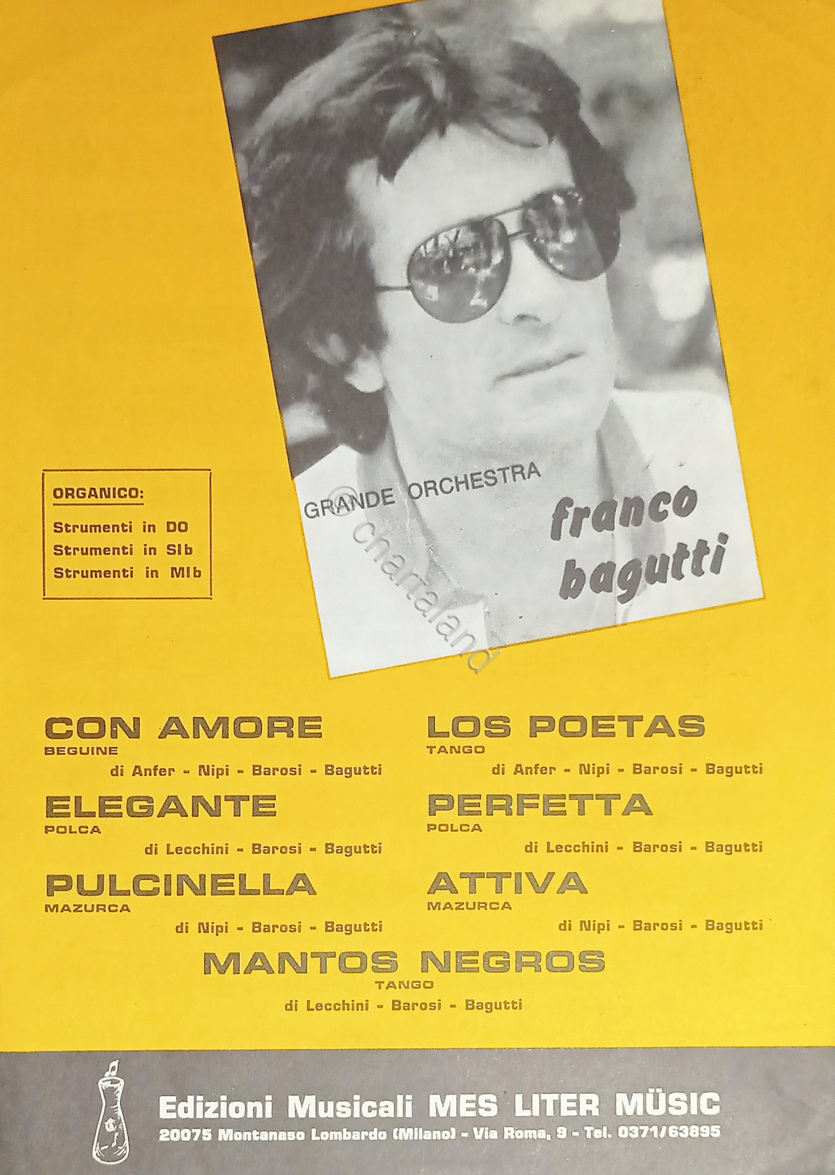 Spartiti - Grande Orchestra Franco Bagutti - Raccolta - 1983