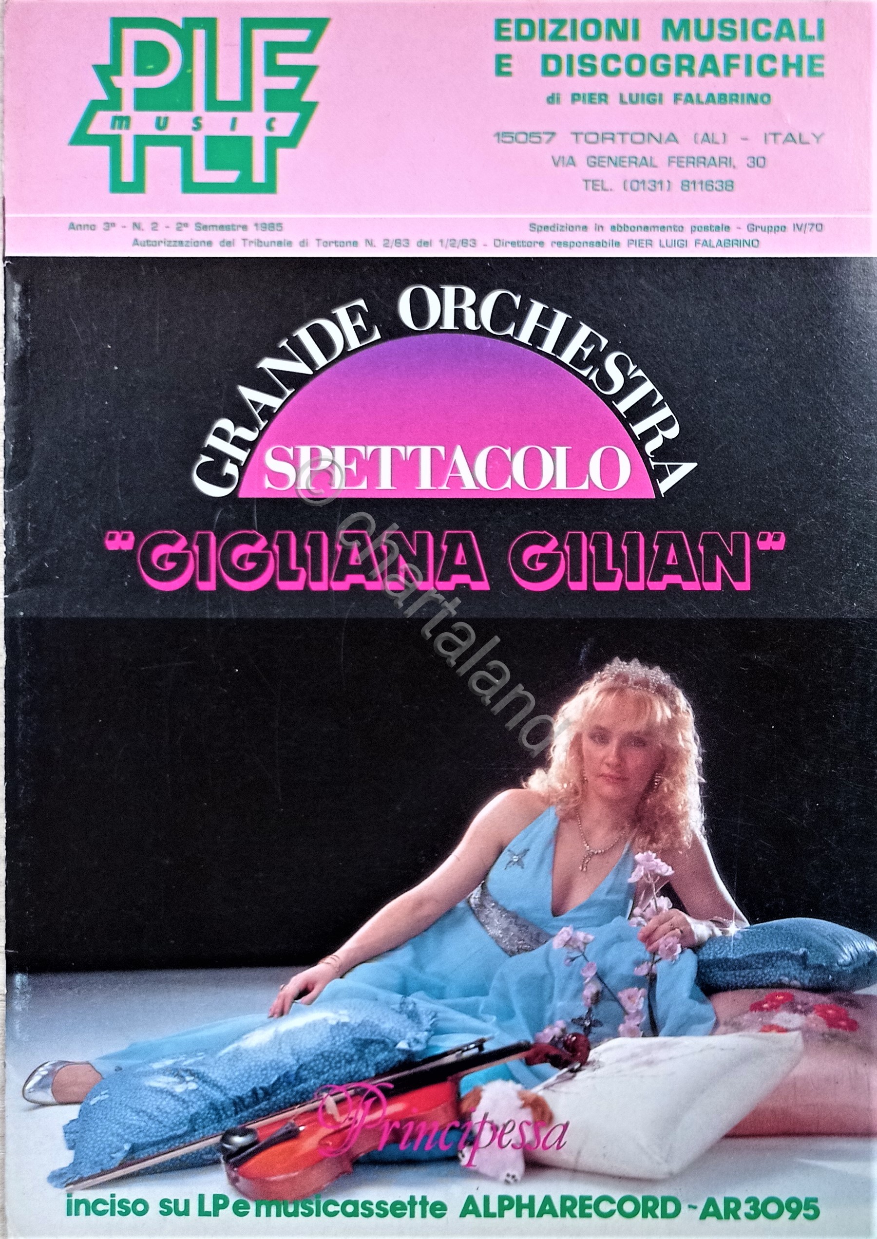 Spartiti - Grande Orchestra Spettacolo Gigliana Gilian - 1985
