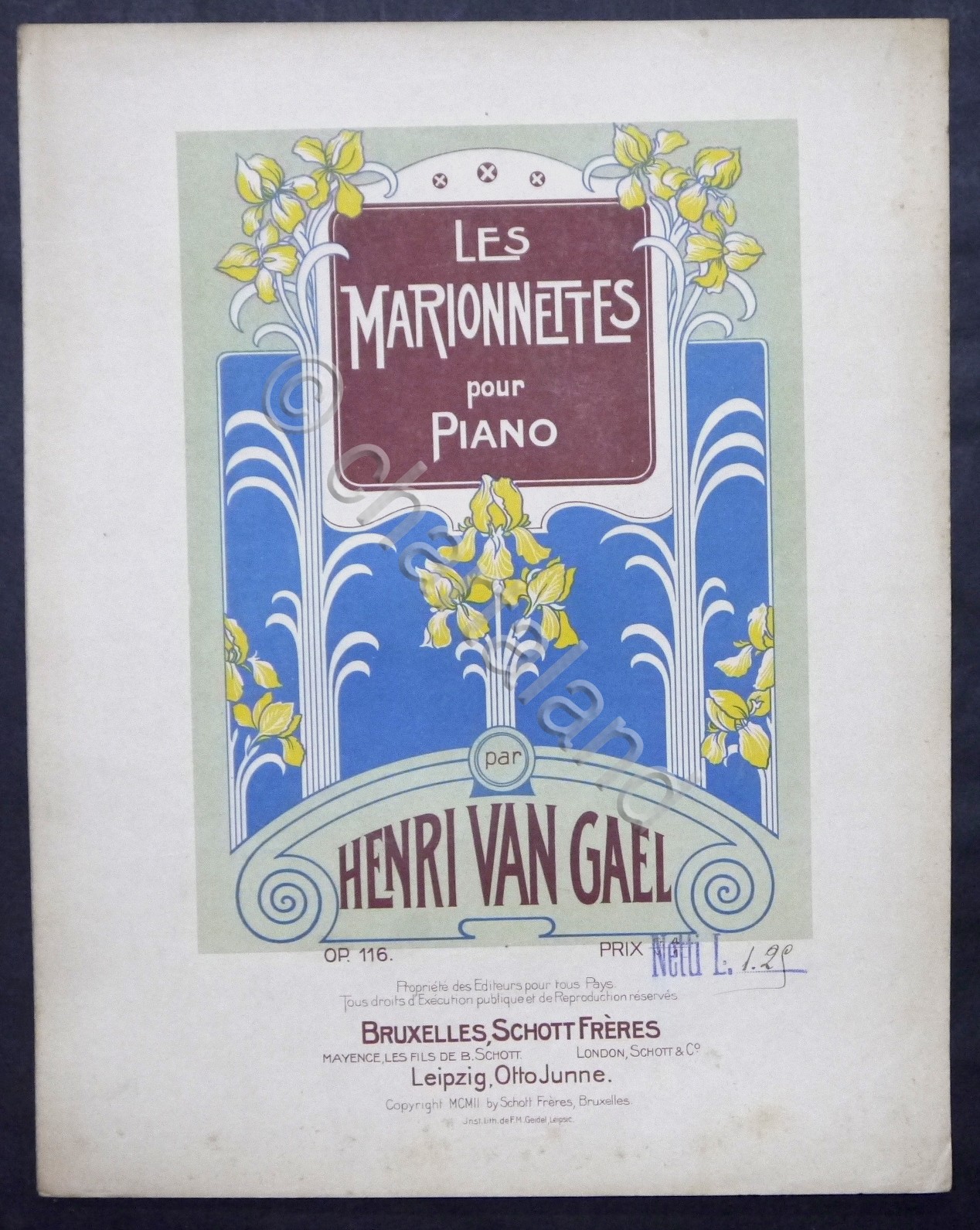 Spartiti - H. Van Gael - Les Marionnettes - per …