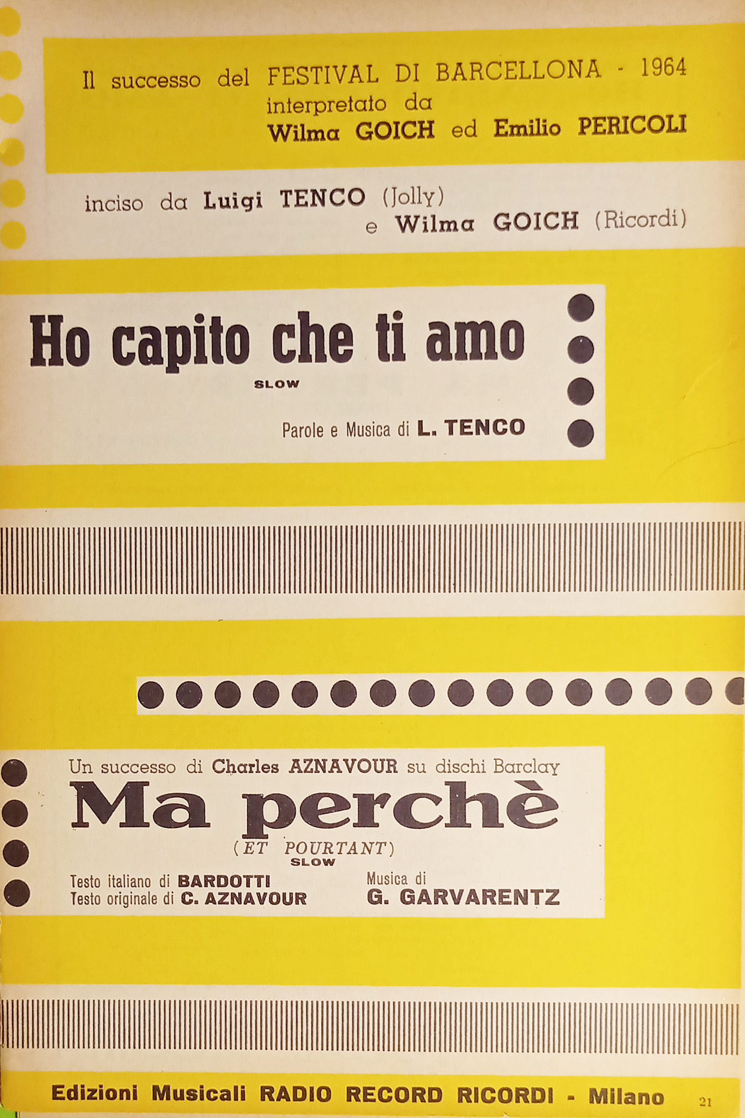 Spartiti - Ho capito ti amo (Slow) - Ma perchè …