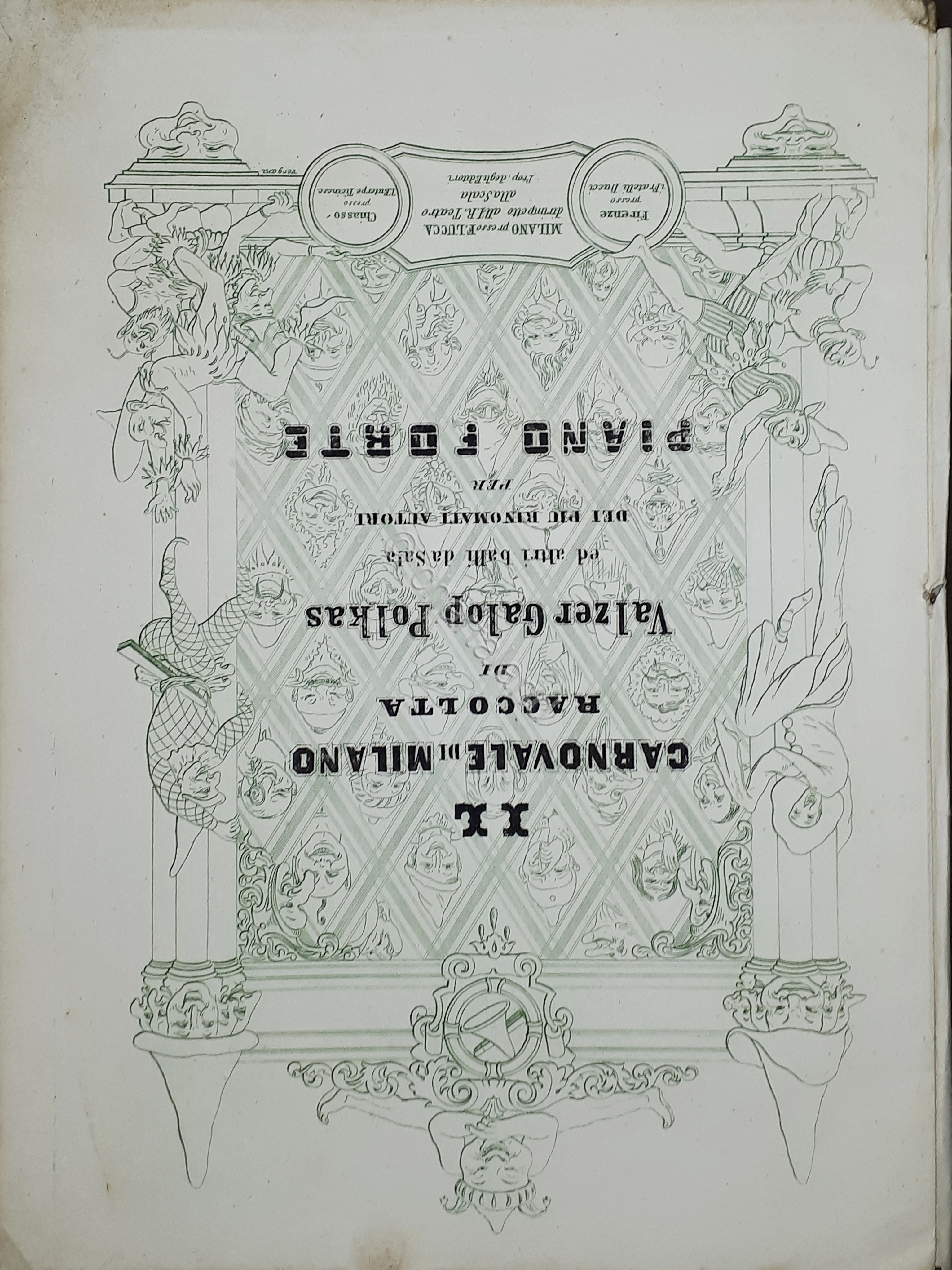 Spartiti - Il Carnevale di Milano - Raccolta di Valzer …