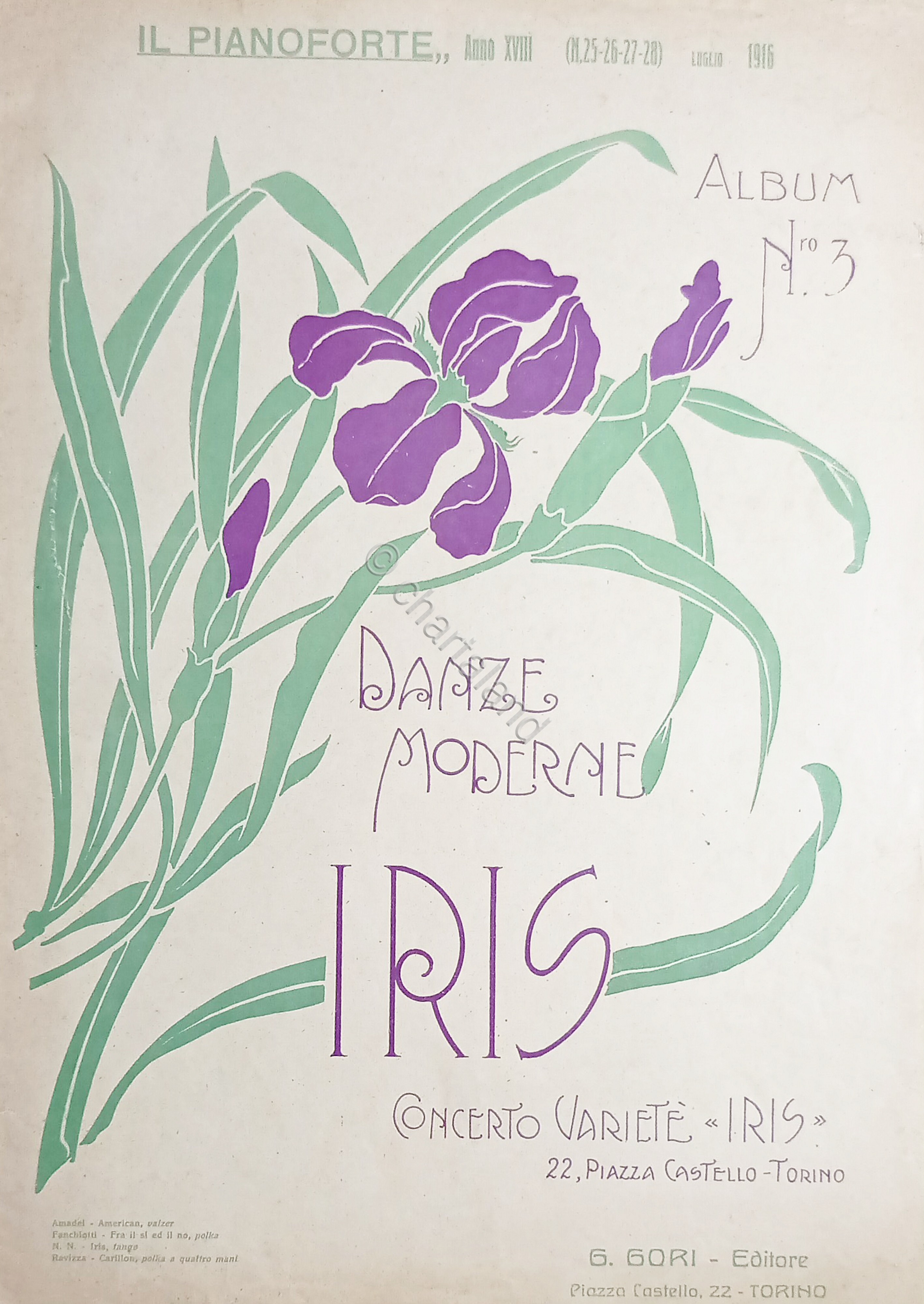 Spartiti - Il Pianoforte - Album N. 3 - Danze …