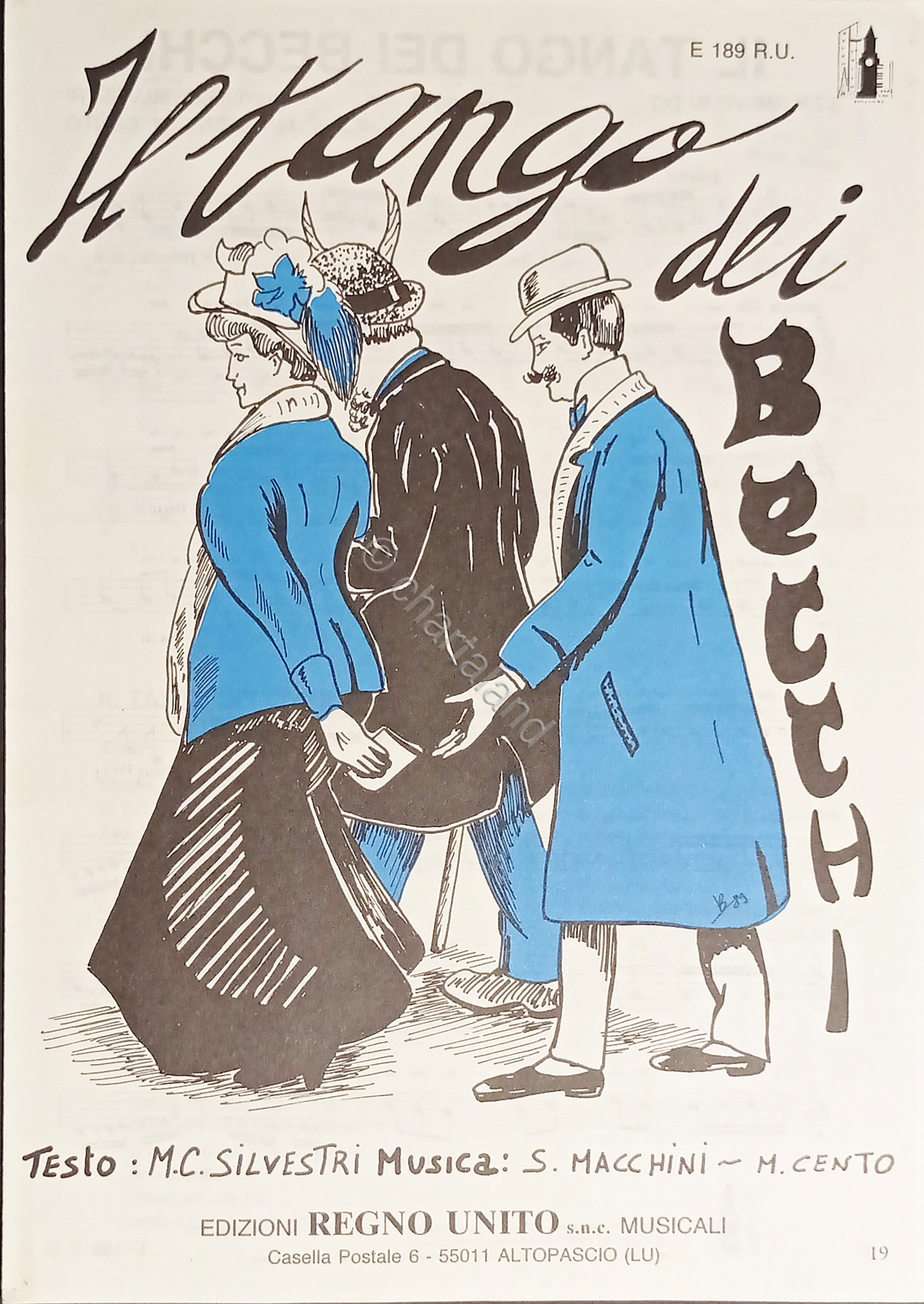 Spartiti - Il Tango del Becchi - Tango di S. …