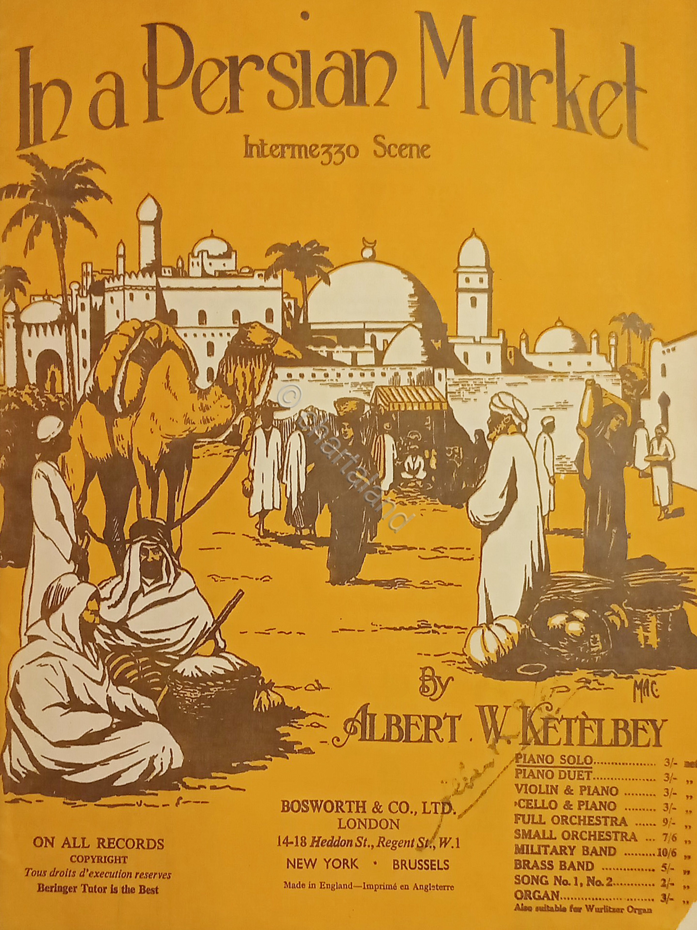 Spartiti - In a Persian Market - Intermezzo Scene di …