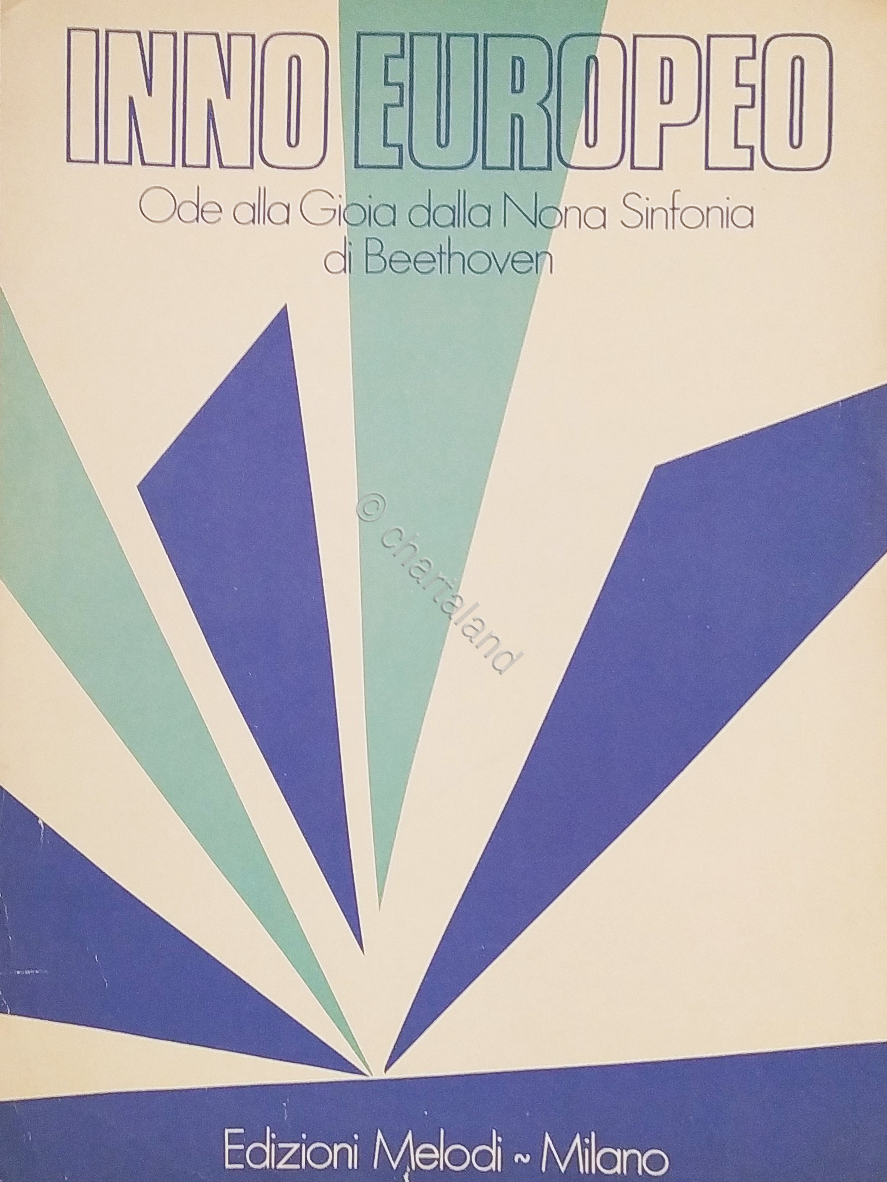 Spartiti - Inno Europeo - Ode alla gioia dalla Nona …