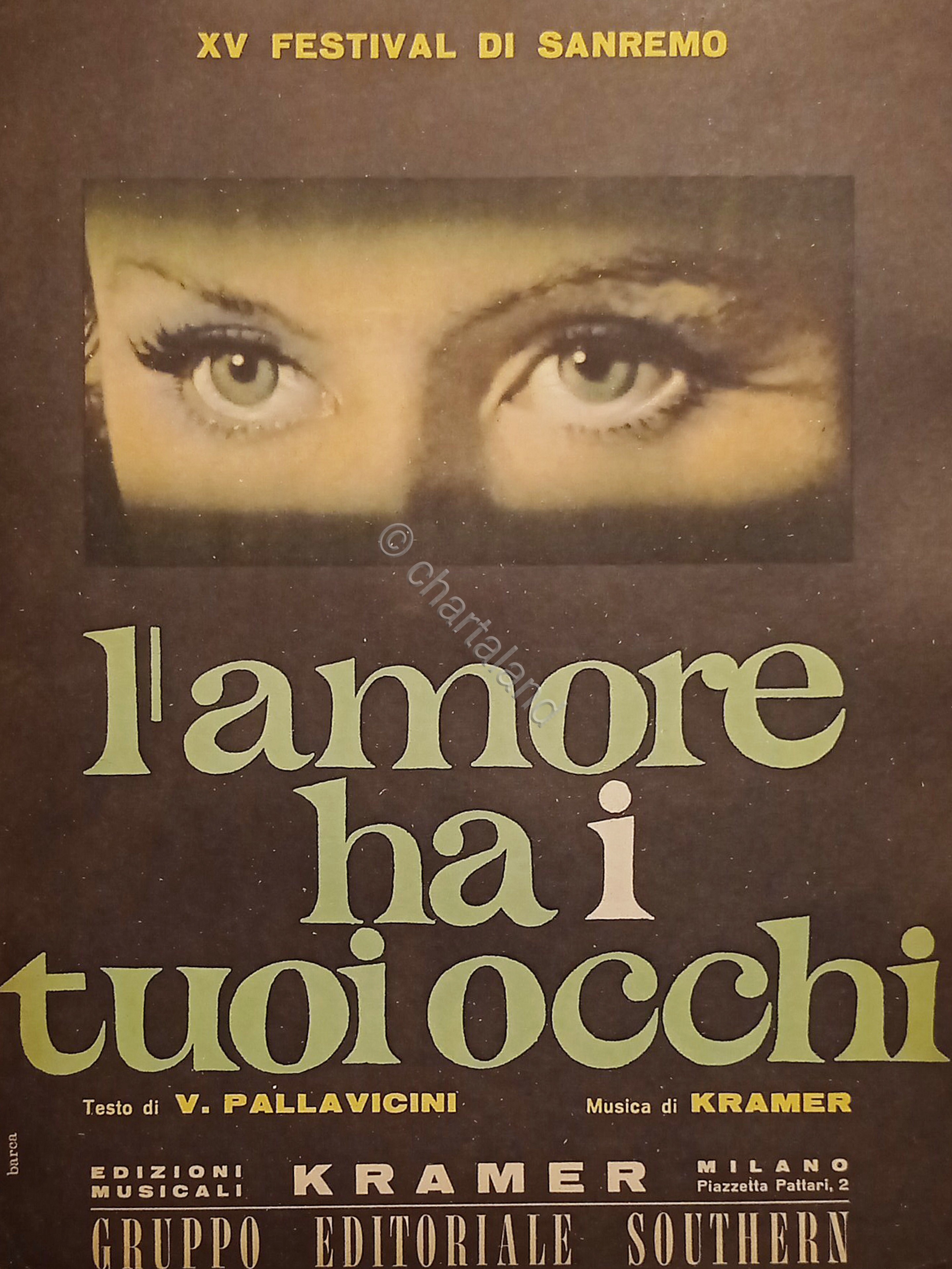 Spartiti - L'amore ha i tuoi occhi - Slow Ballade …