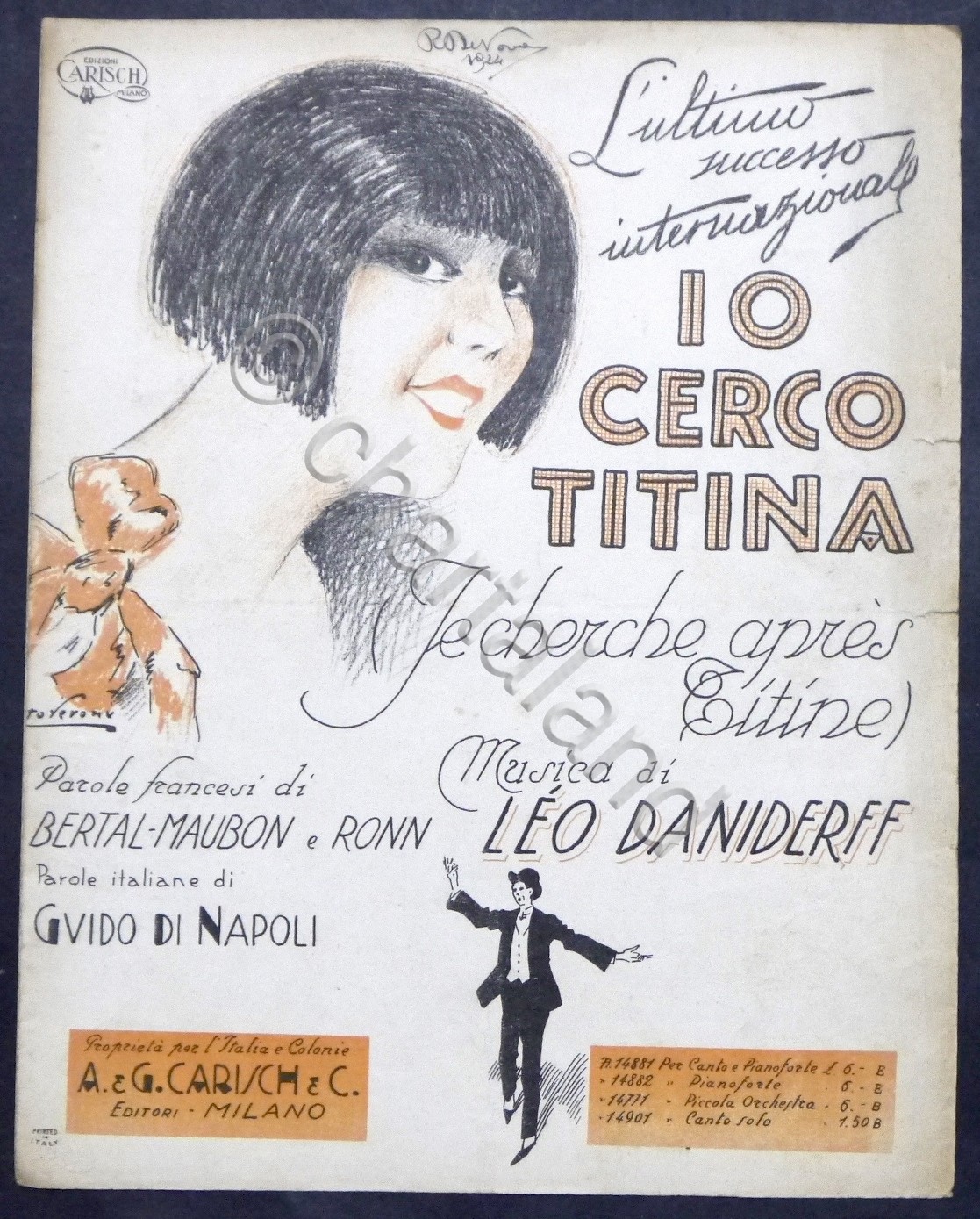 Spartiti - L. Daniderff - Io cerco Titina - fox …