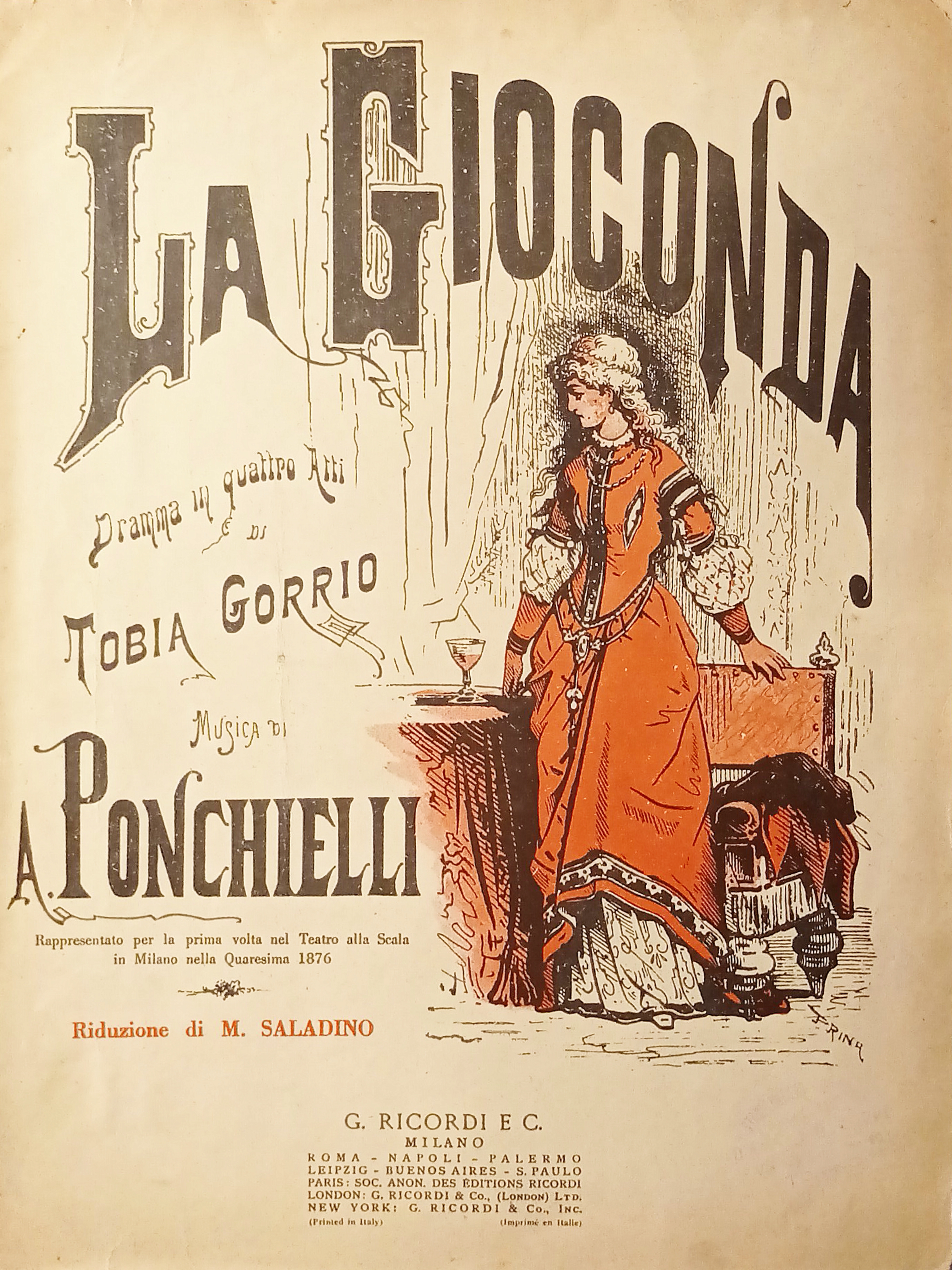 Spartiti - La Gioconda - Dramma in Quattro Atti di …