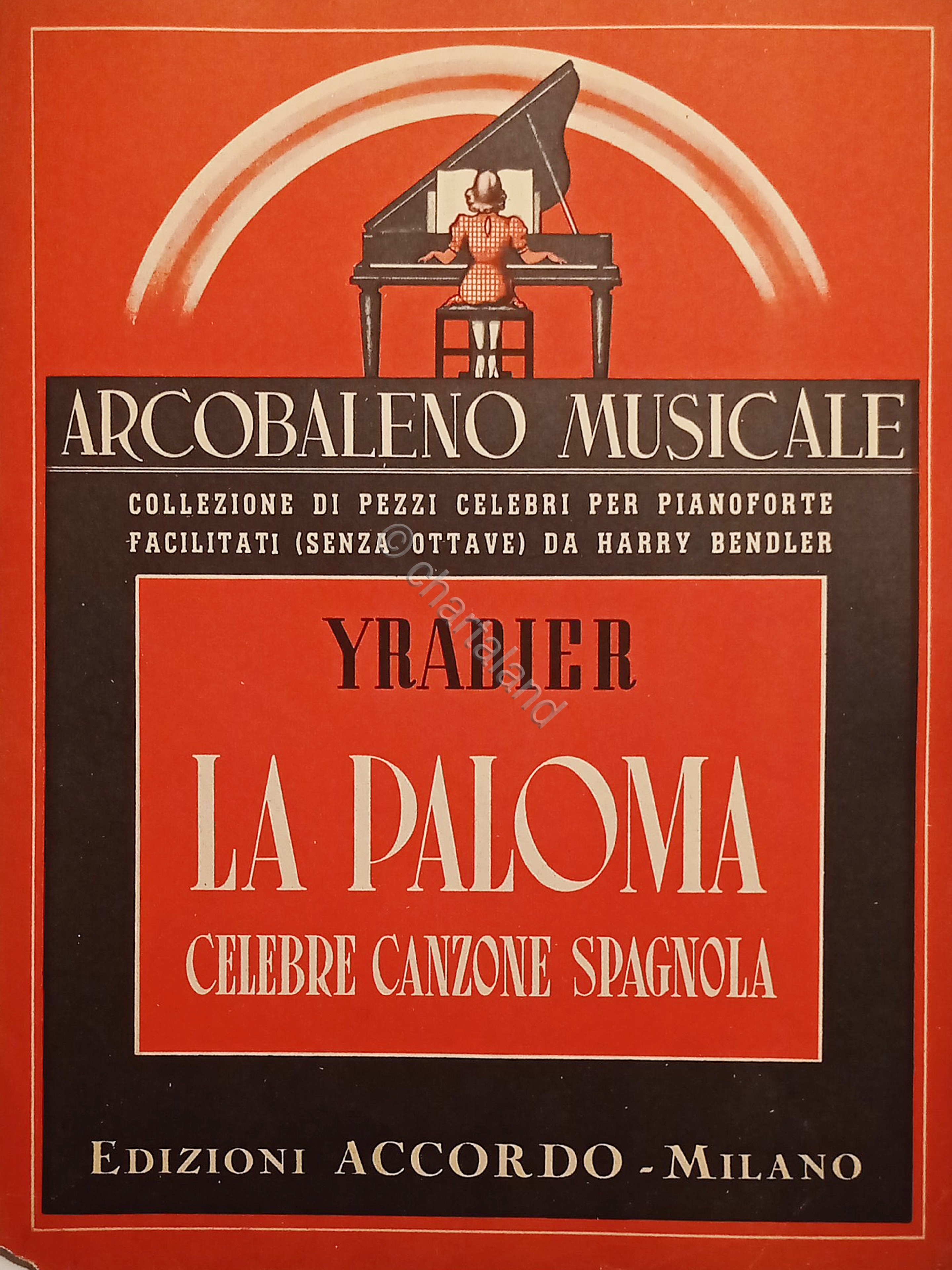 Spartiti - La Paloma - Celebre Canzone Spagnola di S. …