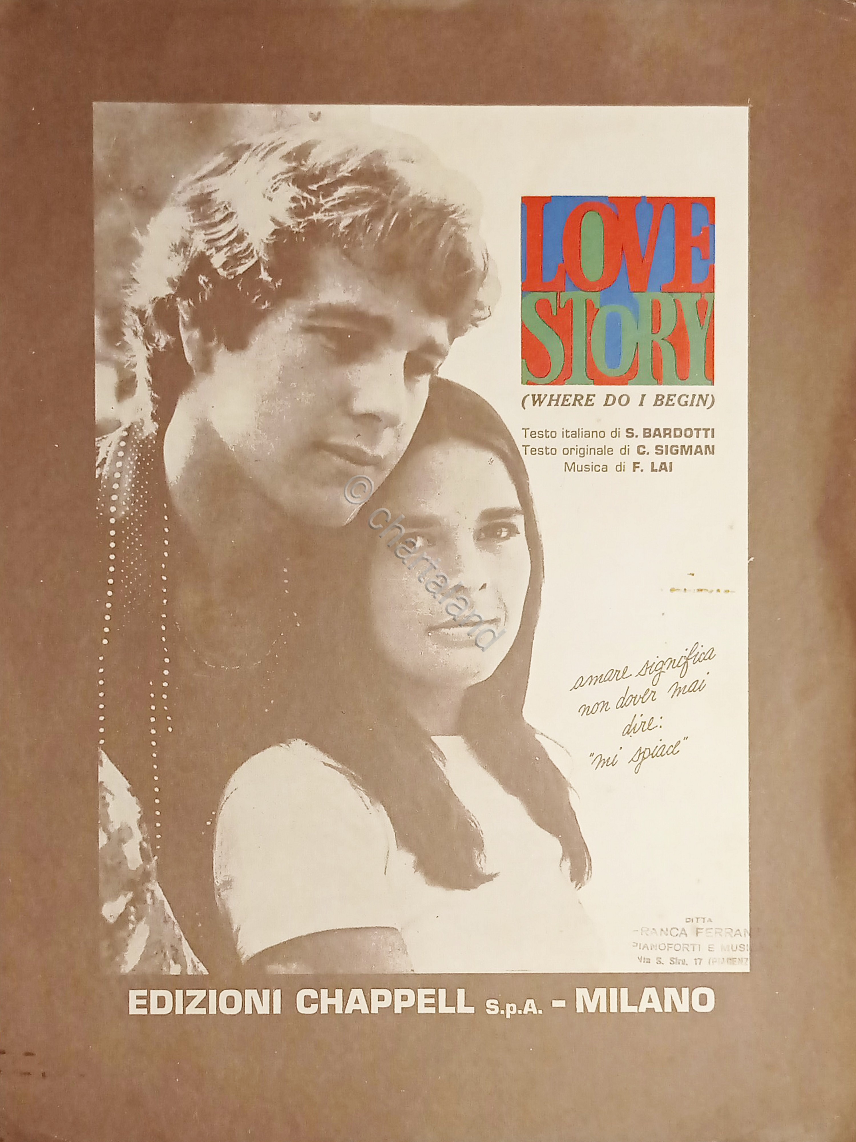 Spartiti - Love Story di S. Barotti e F. Lai …
