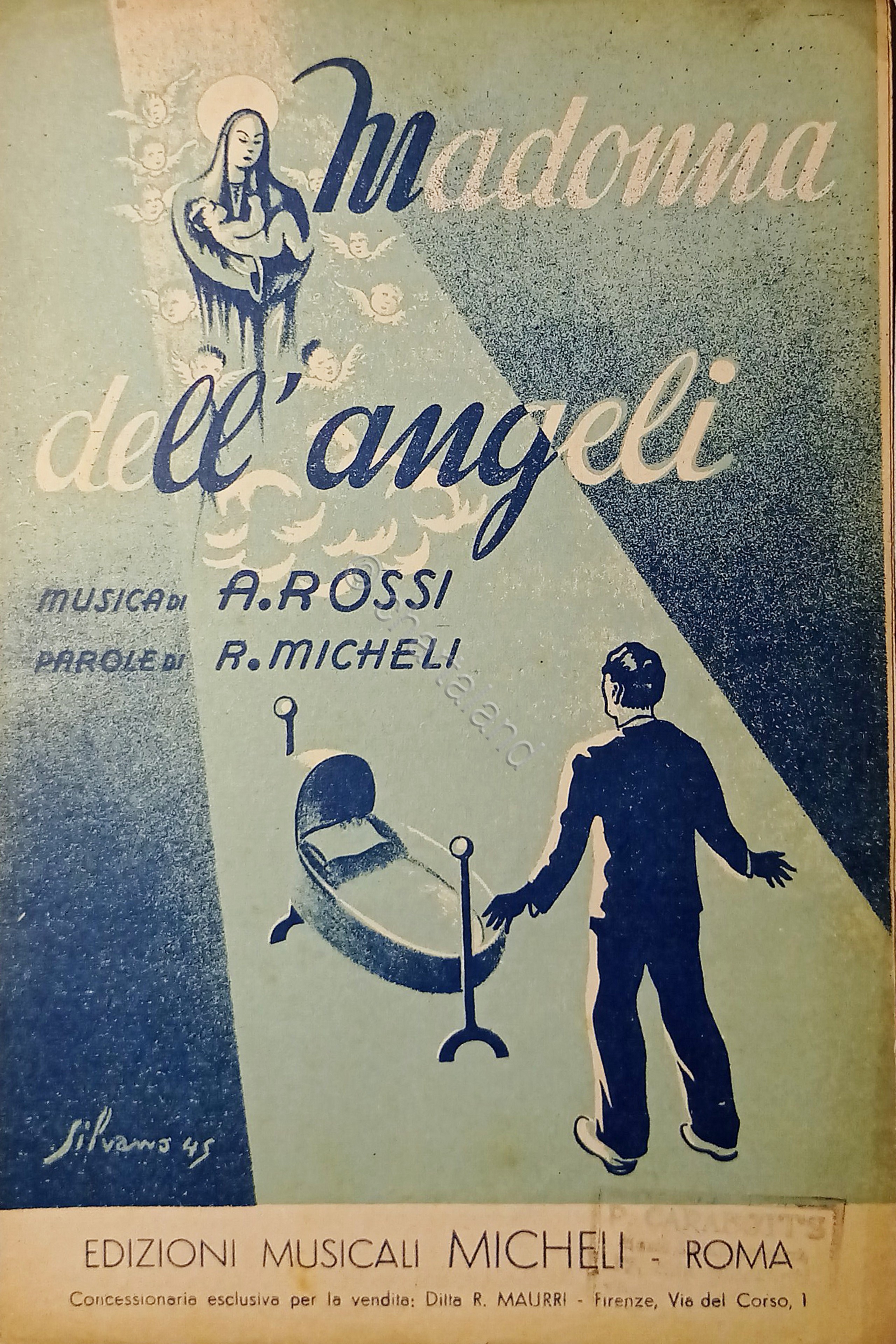 Spartiti - Madonna dell'Angeli - Canzone Romana di A. Rossi …