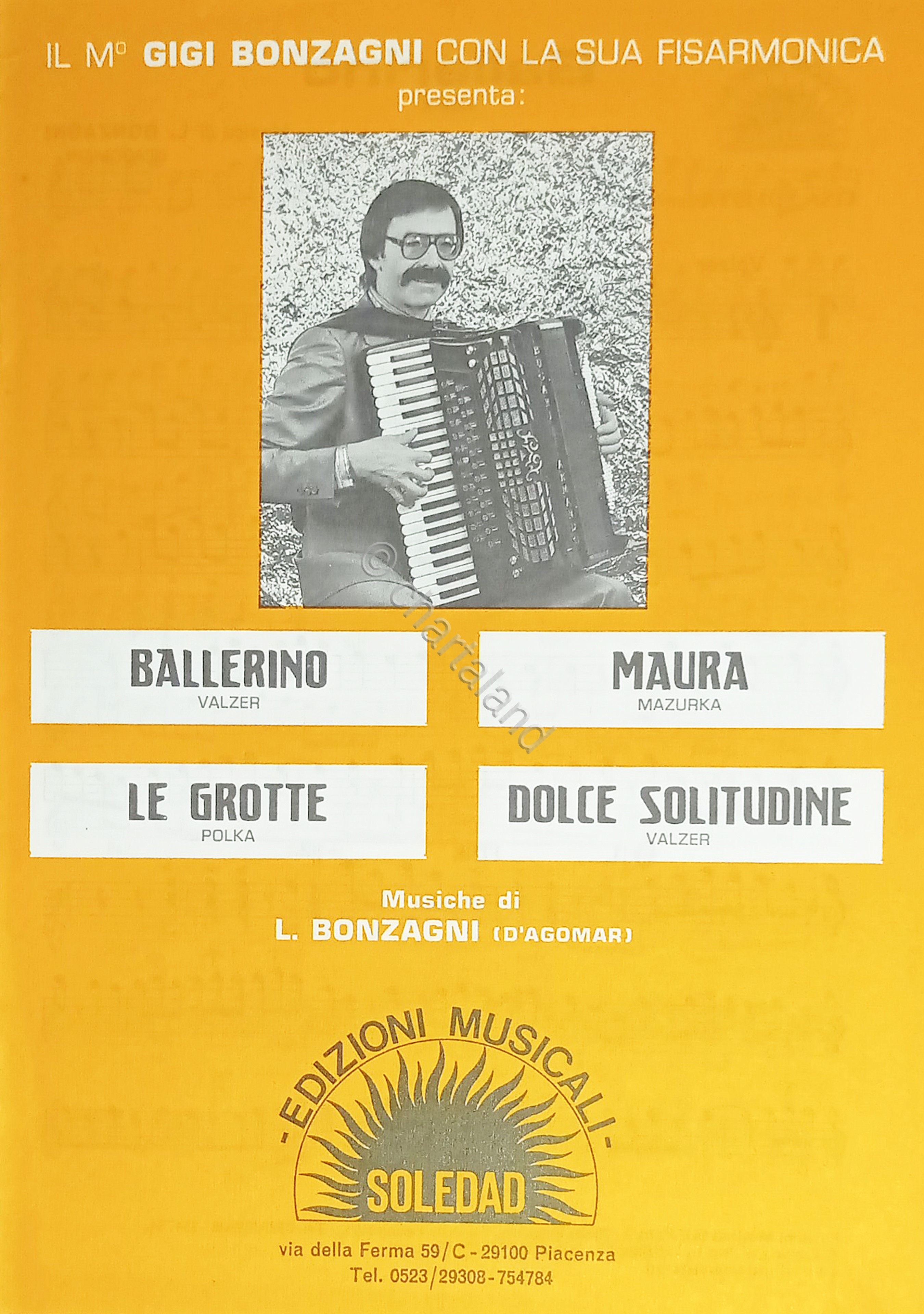 Spartiti - Maestro Gigi Bonzagni con la sua Fisarmonica - …