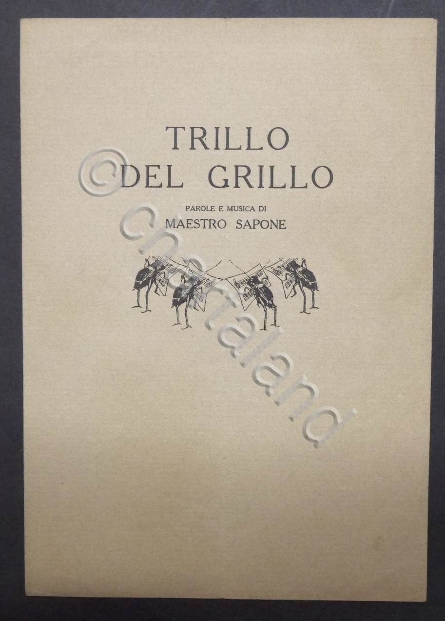 Spartiti - Maestro Sapone - Trillo del Grillo
