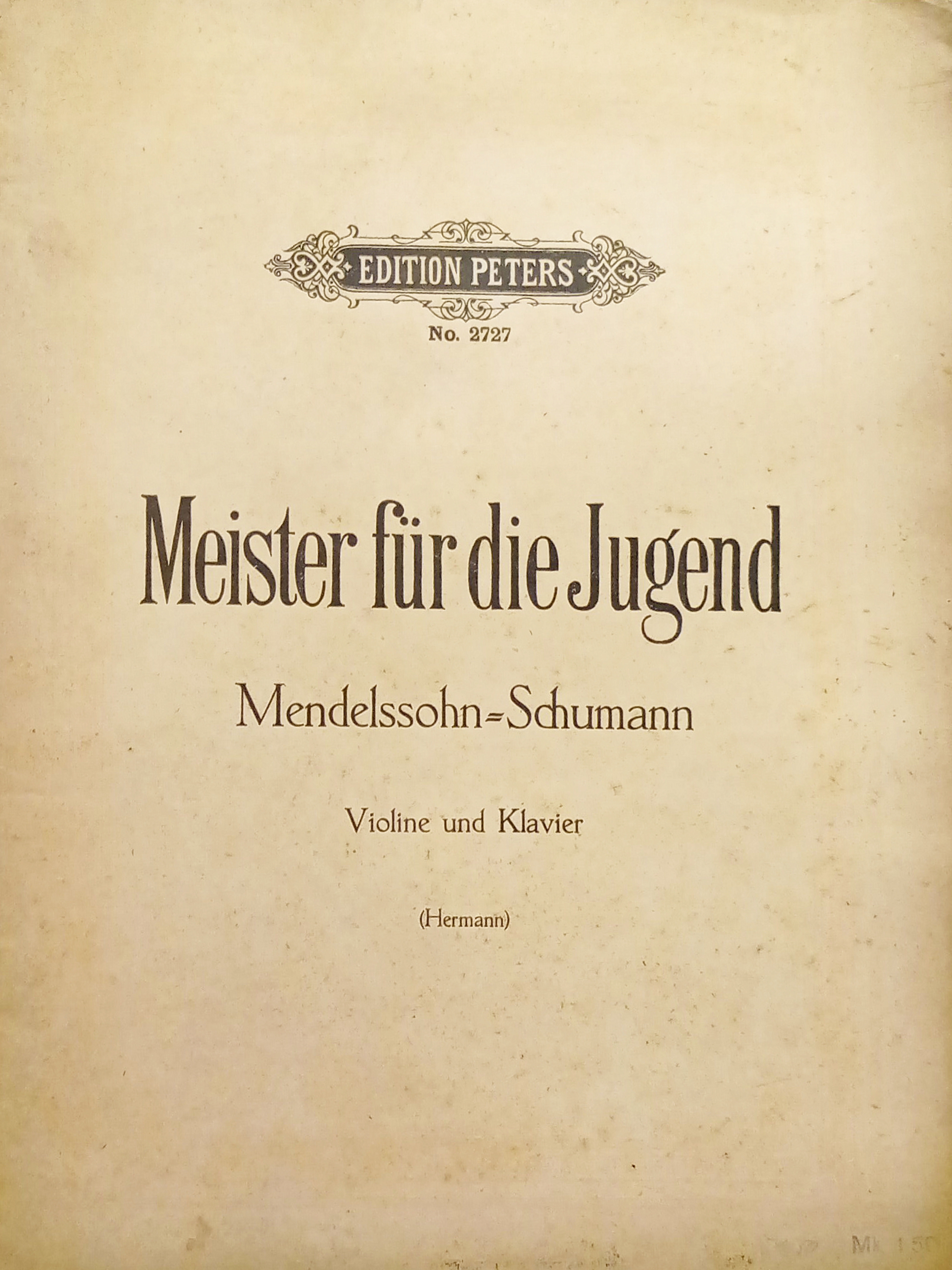 Spartiti - Meister für die Jugend - Mendelssohn - Schumann …