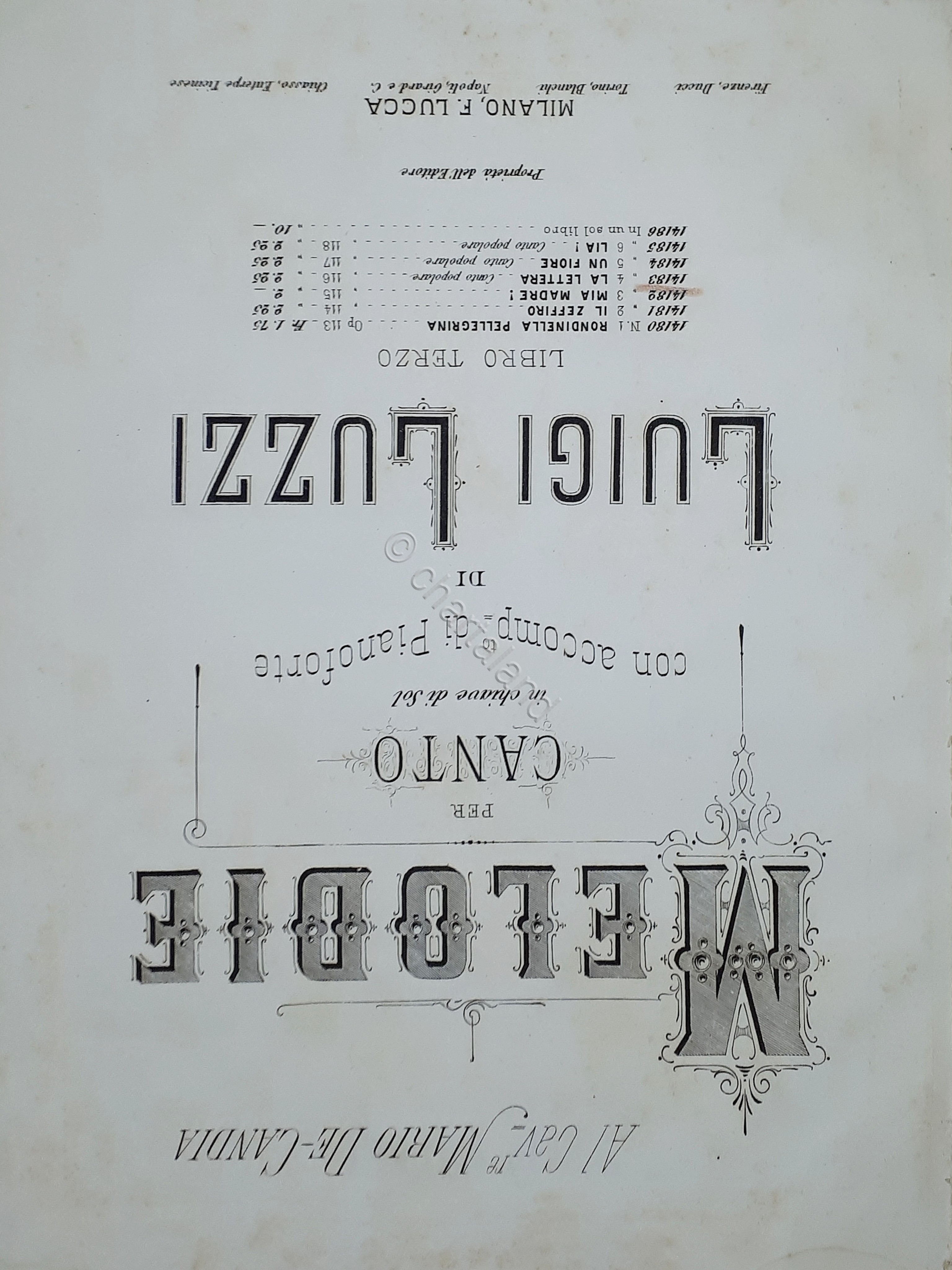 Spartiti - Melodie per Canto di Sol con acc. di …