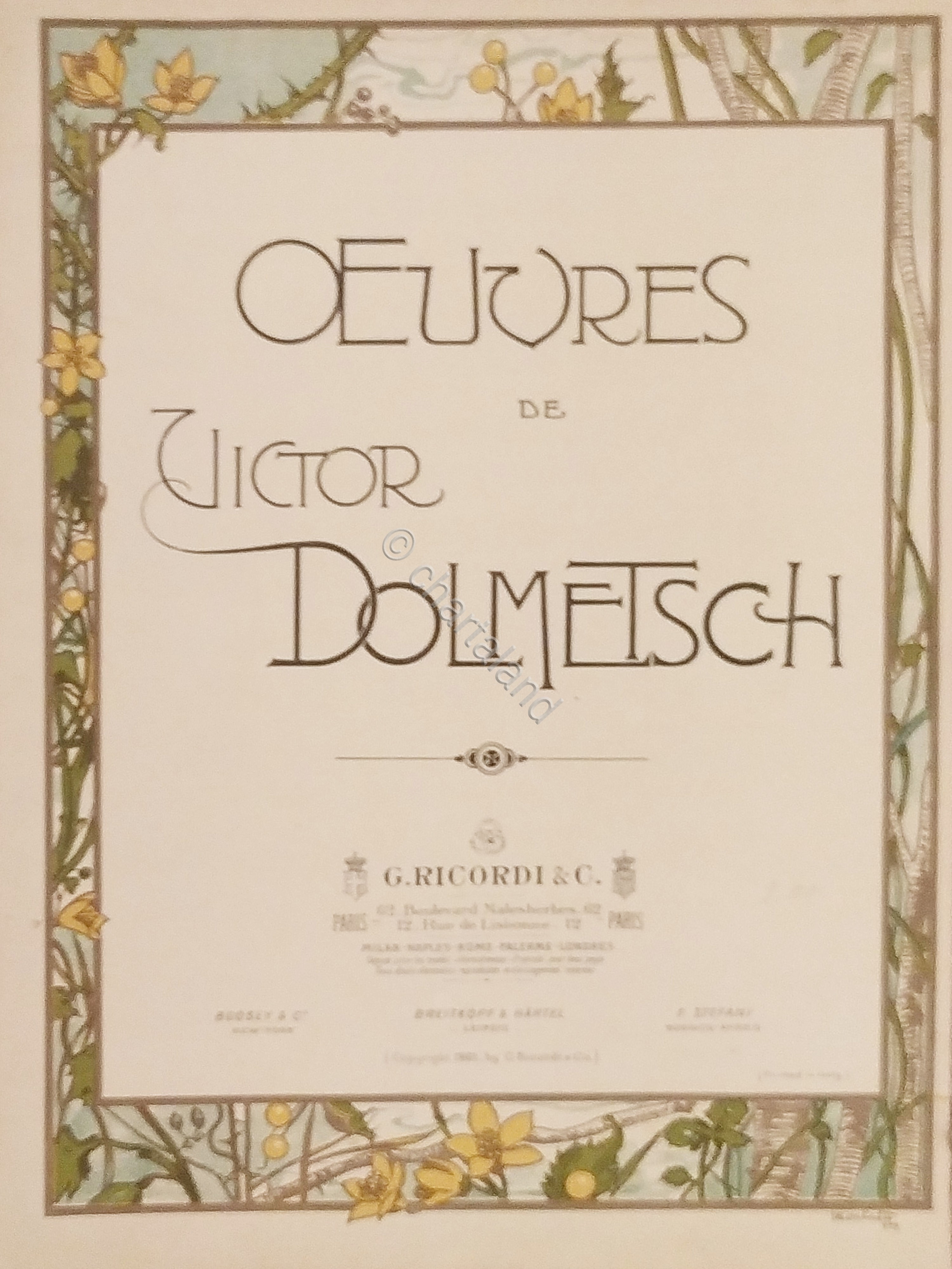 Spartiti - Menuet Martial de Victor Dolmetsch - 1901 Ricordi