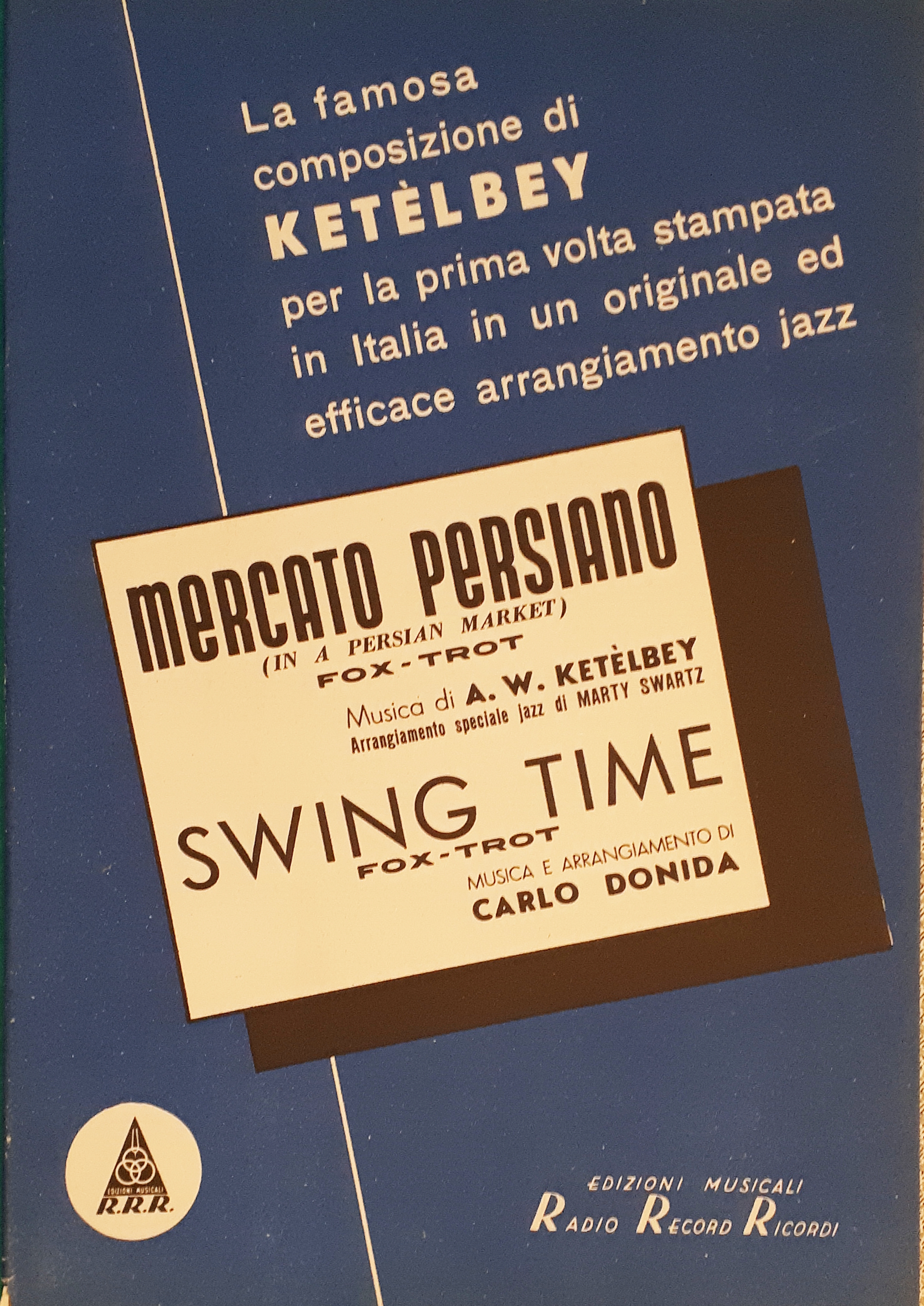 Spartiti - Mercato Persiano e Swing Time di A. W. …