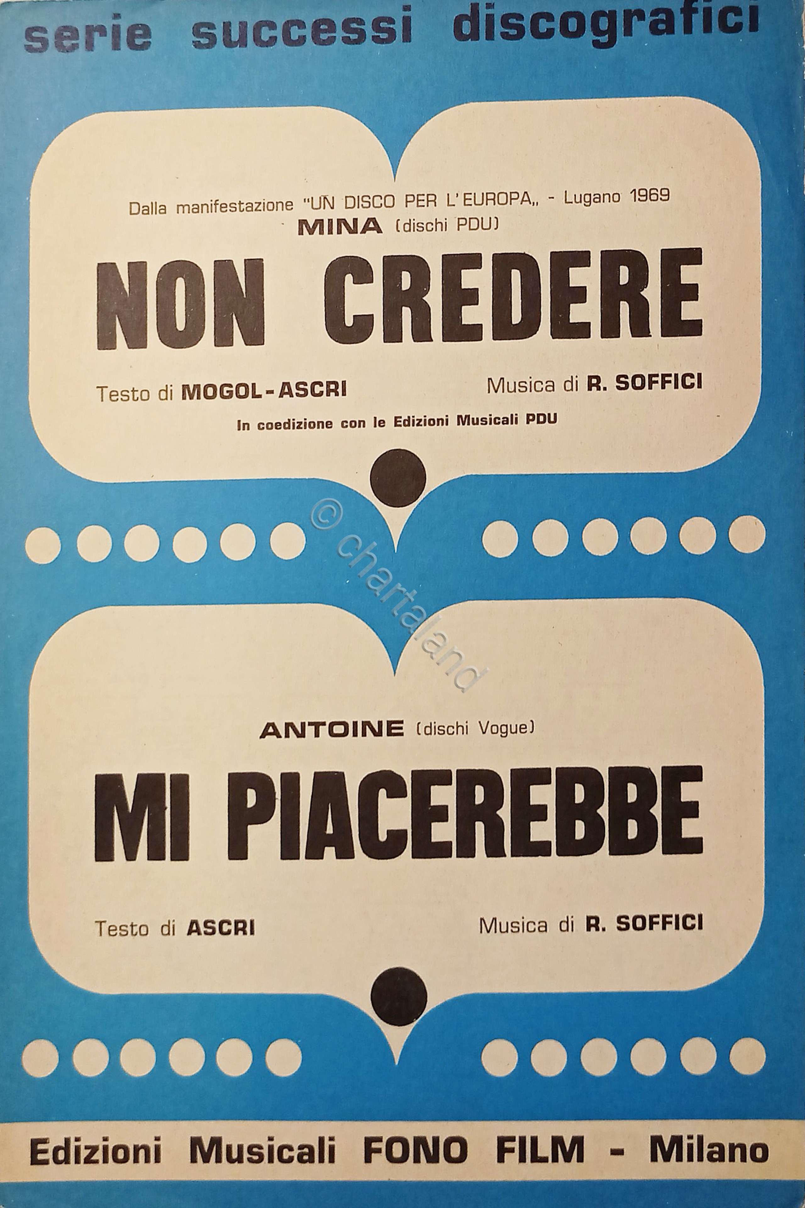 Spartiti - Mina ( Non credere ) - Antoine ( …