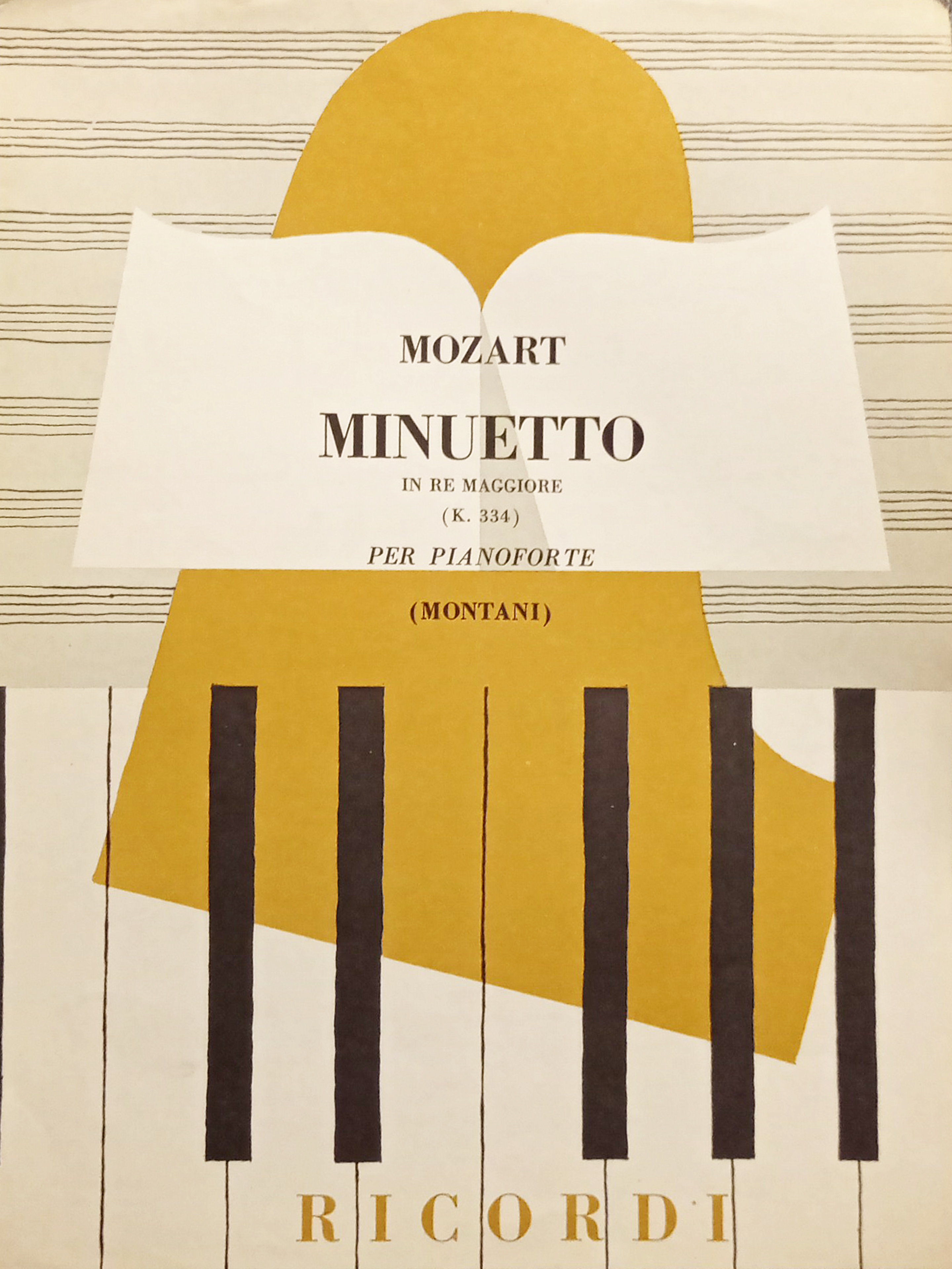 Spartiti - Minuetto in Re per Pianoforte di Wolfgang A. …