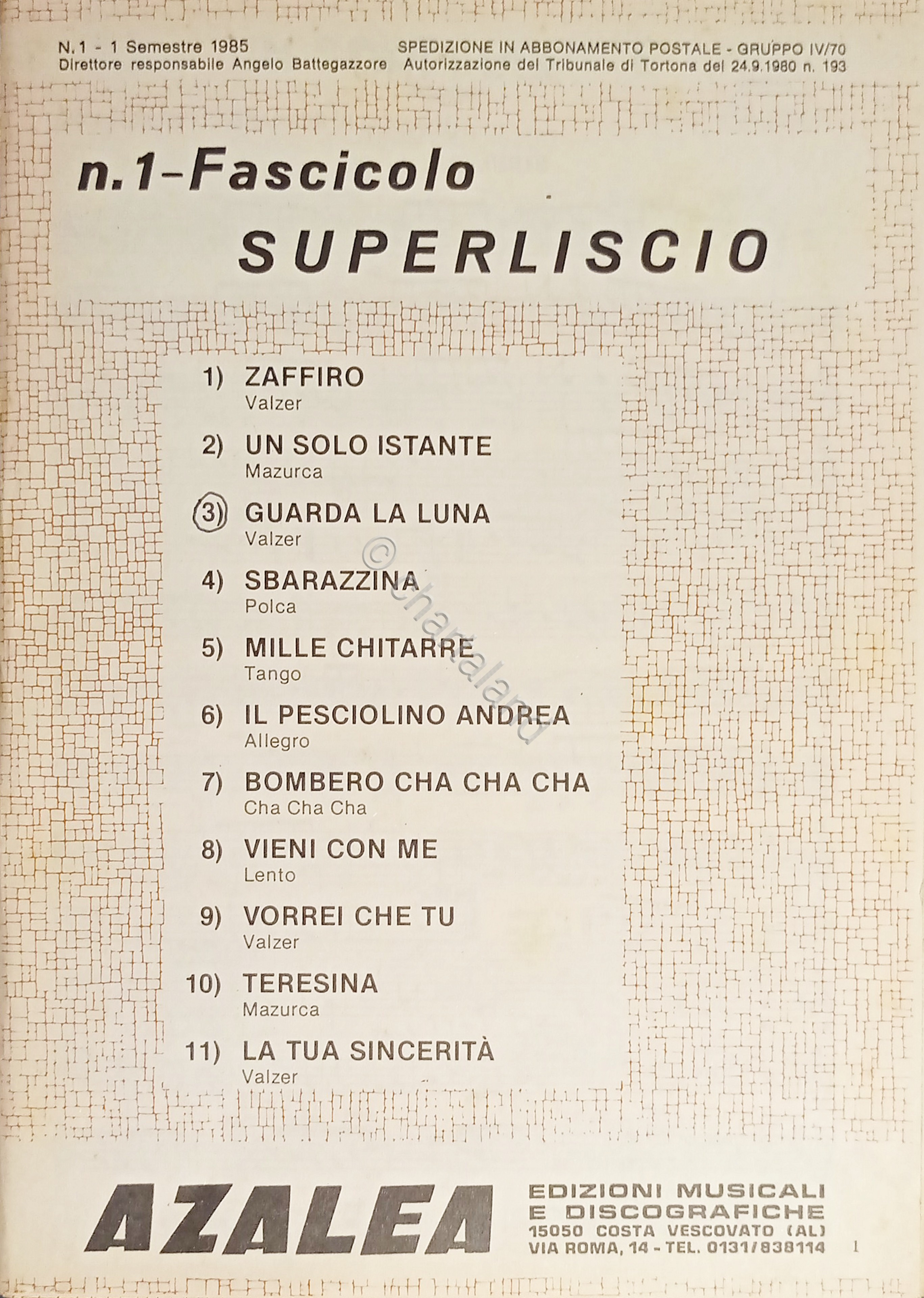 Spartiti - N.1 Fascicolo Superliscio - Strumenti i Do - …