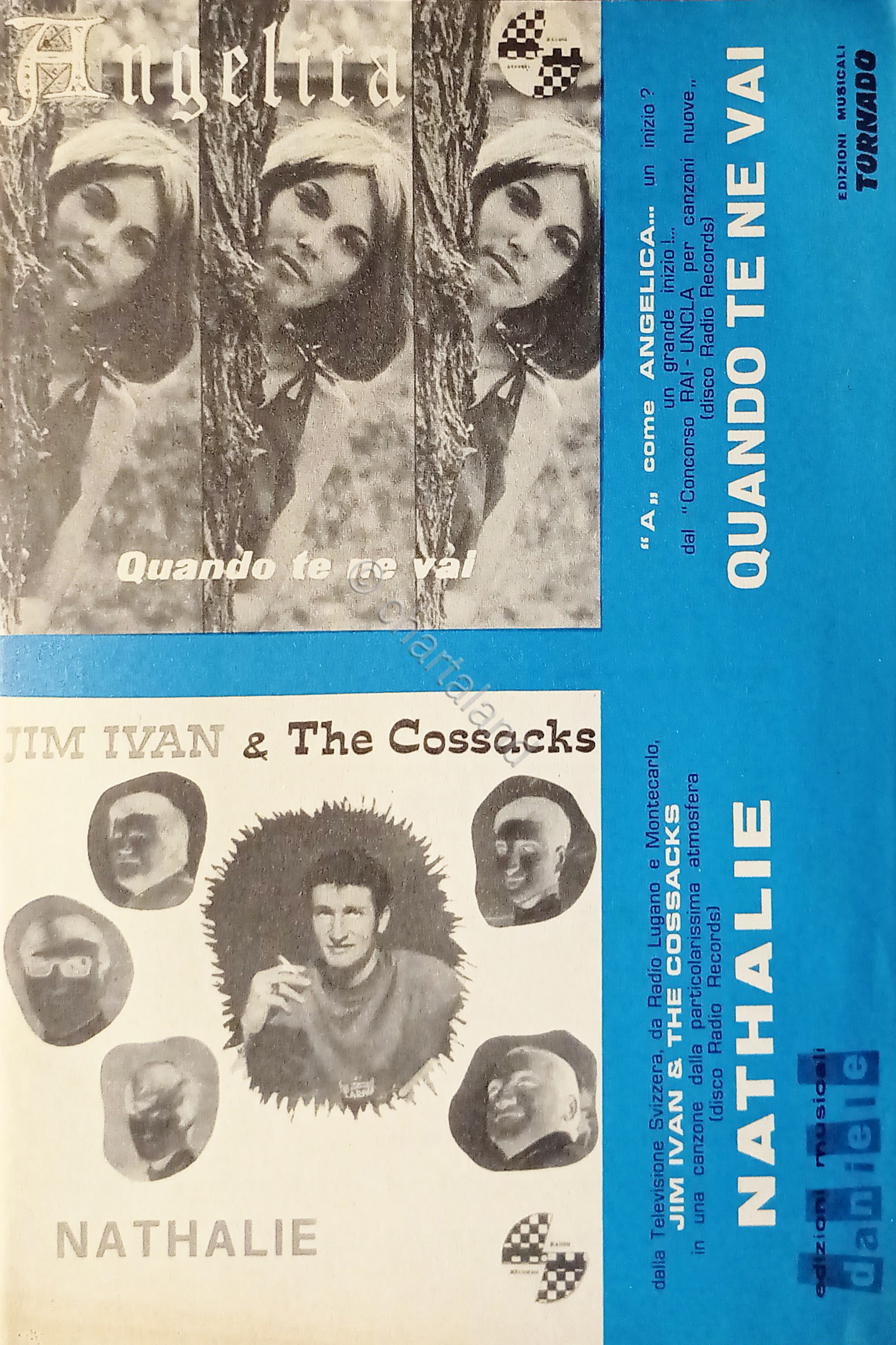 Spartiti - Nathalie - Quando te ne vai - 1969