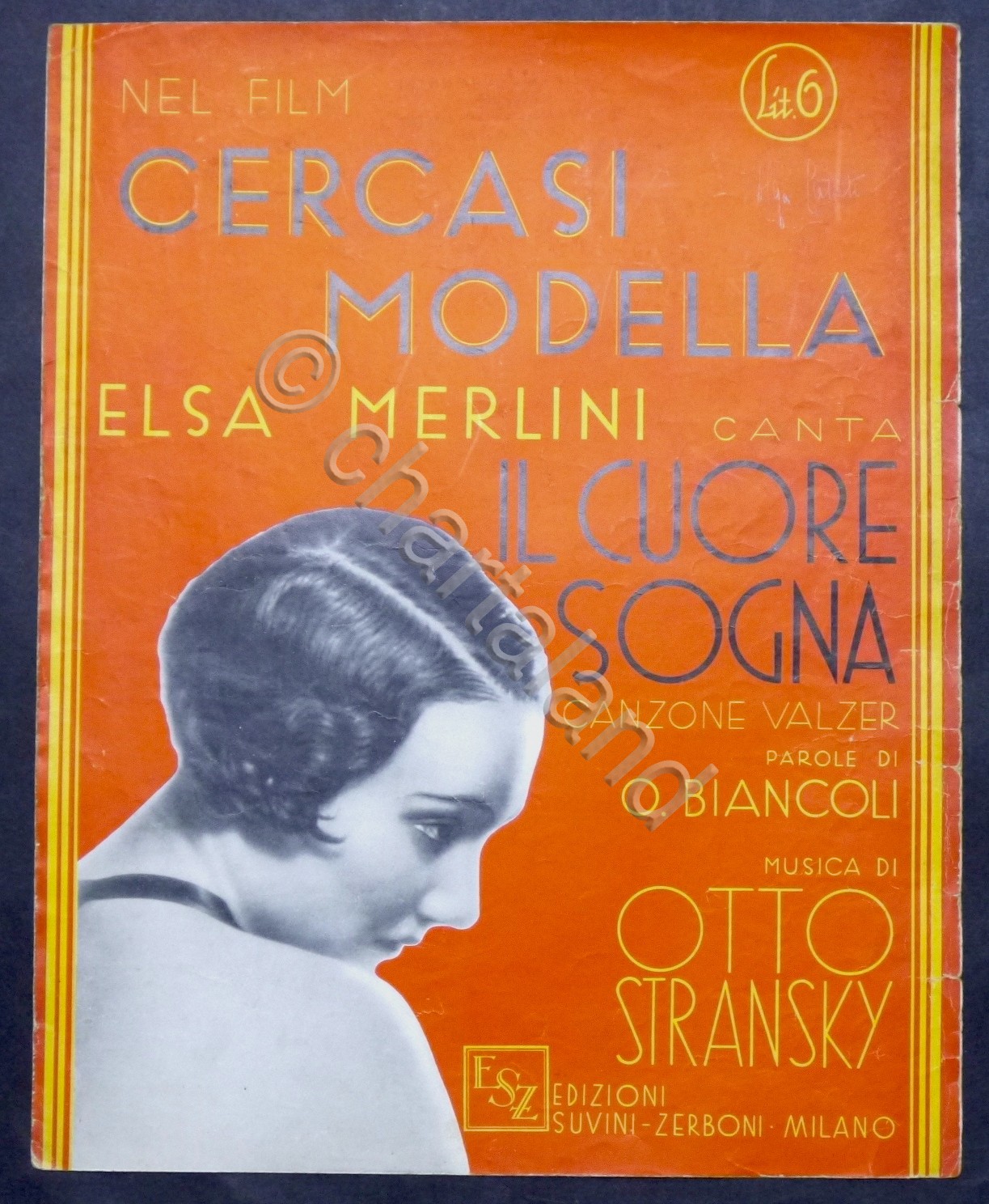 Spartiti - O. Stransky - Il cuore sogna - valzer …