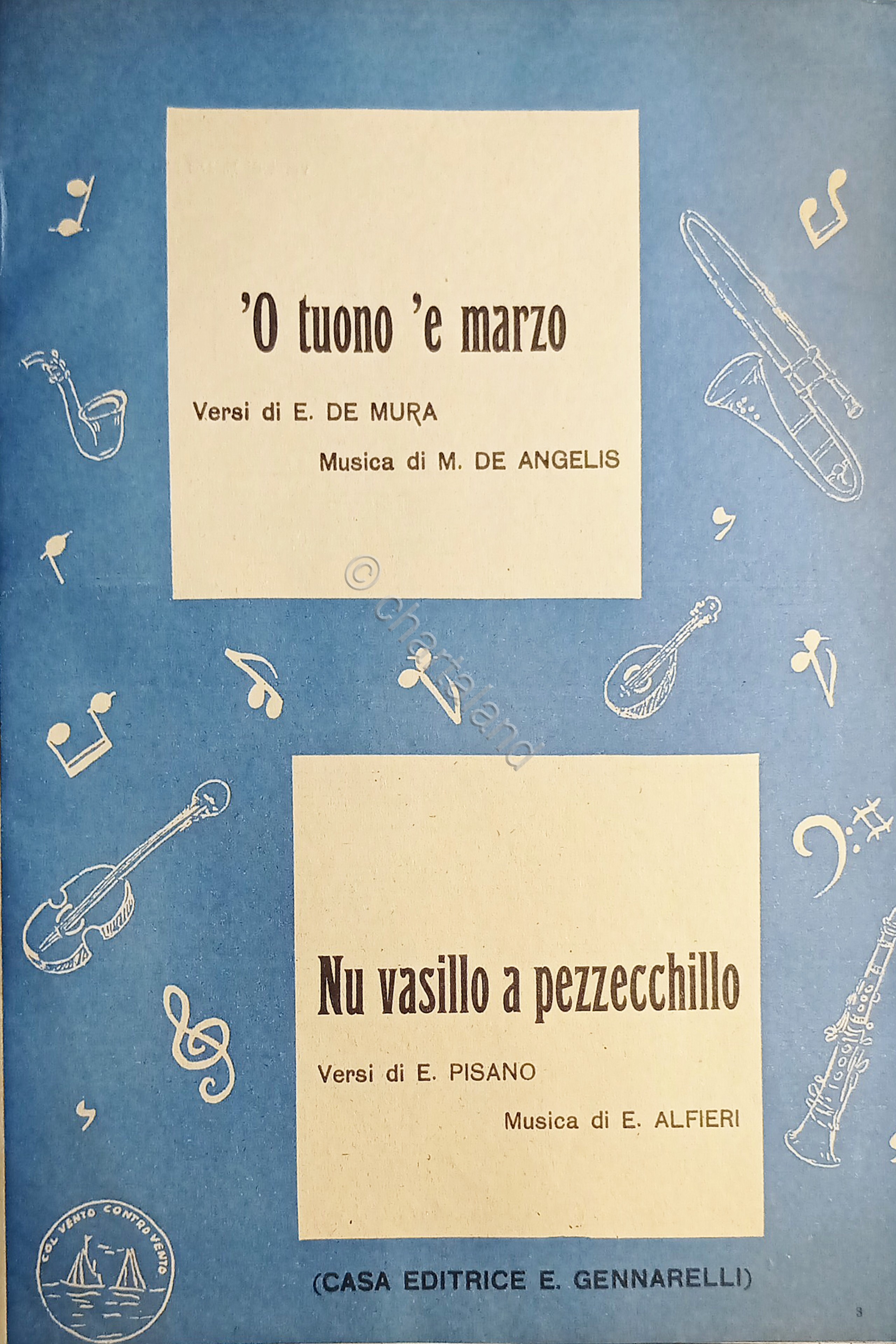 Spartiti - 'O tuono 'e marzo - Nu vasillo a …