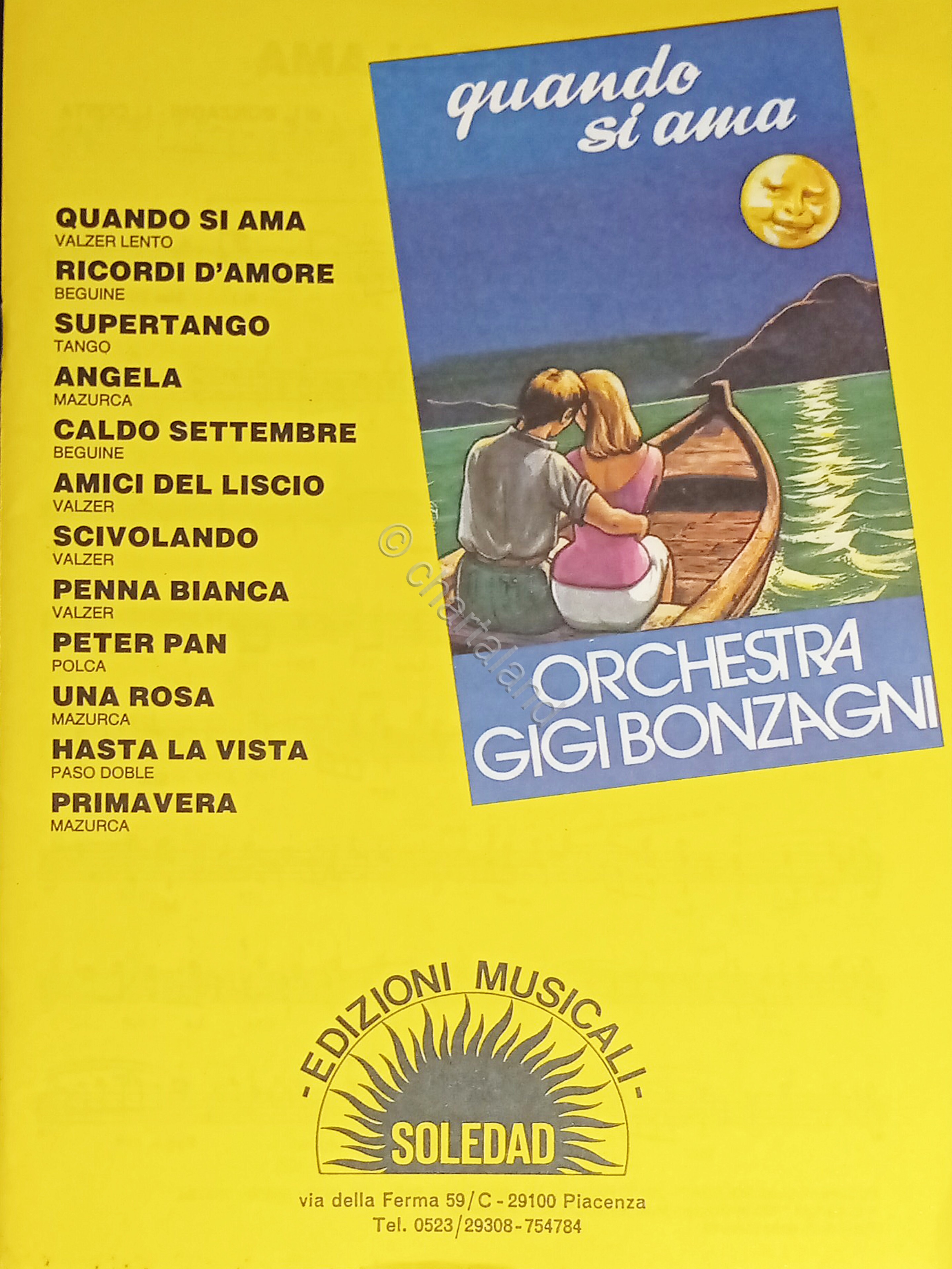 Spartiti - Orchestra Gigi Bonzagni - Quando si ama - …