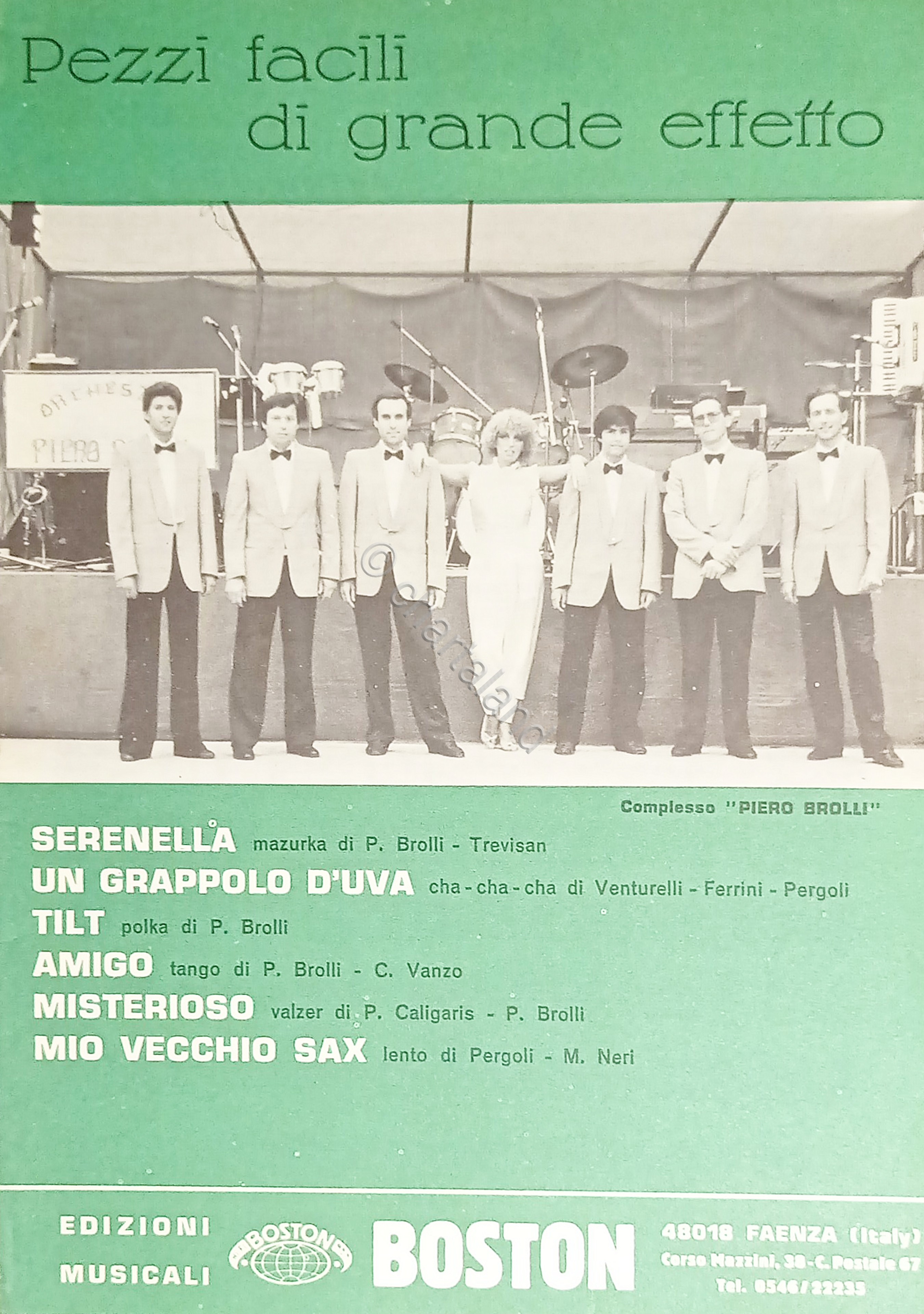 Spartiti - Pezzi facili di Grande Effetto - Complesso Piero …