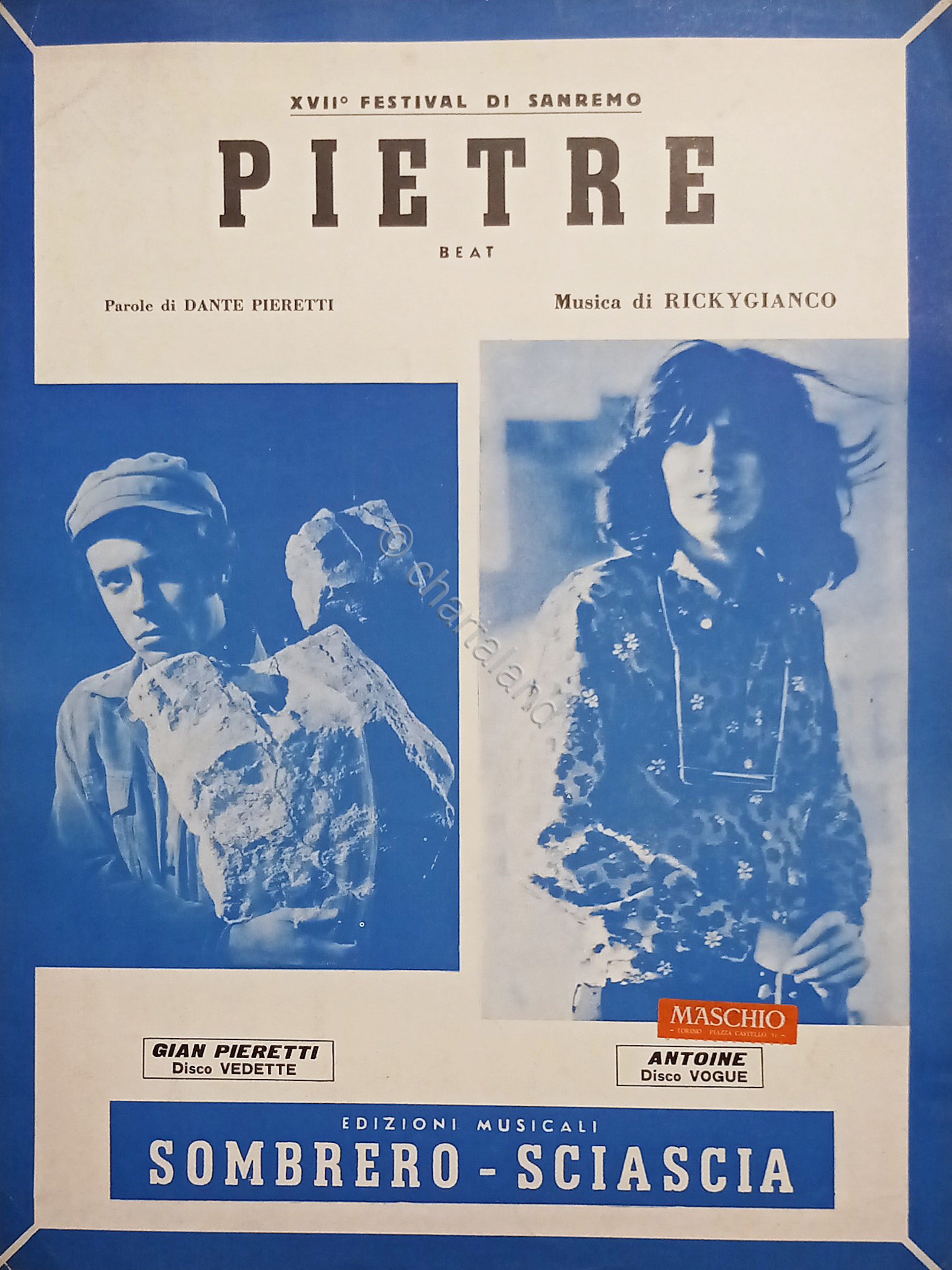 Spartiti - Pietre - Beat - Dante Pieretti e Ricky …