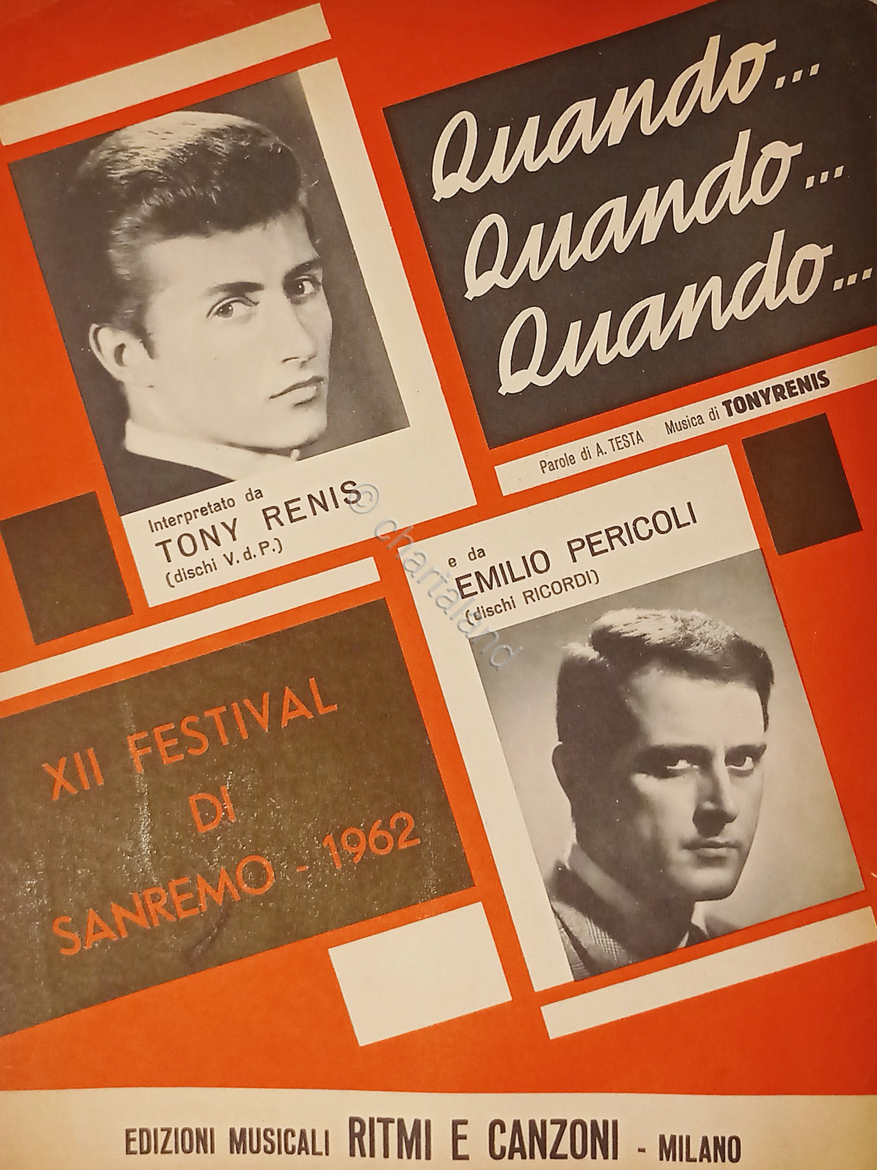 Spartiti - Quando..Quando..Quando - Samba di A. Testa e T. …