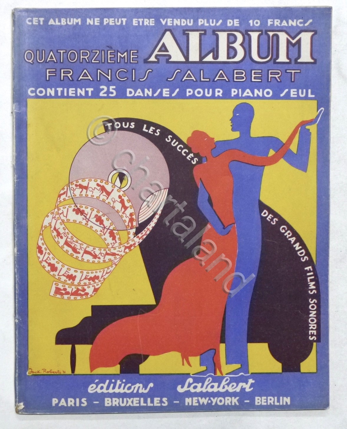 Spartiti - Quatorzième Album Francis Salabert - 25 danses pour …