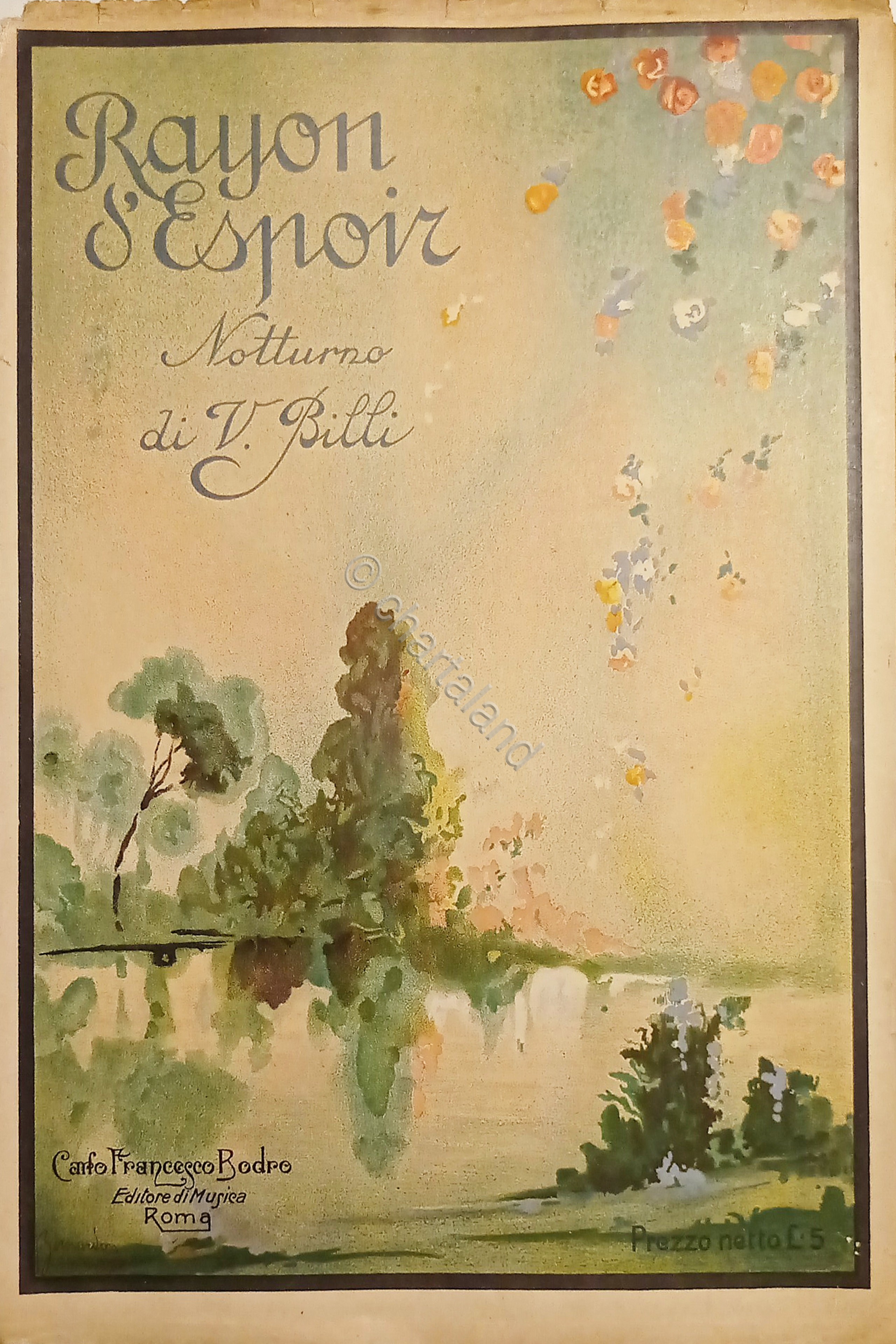 Spartiti - Rayon d'Espoir - Notturno di V. Billi - …