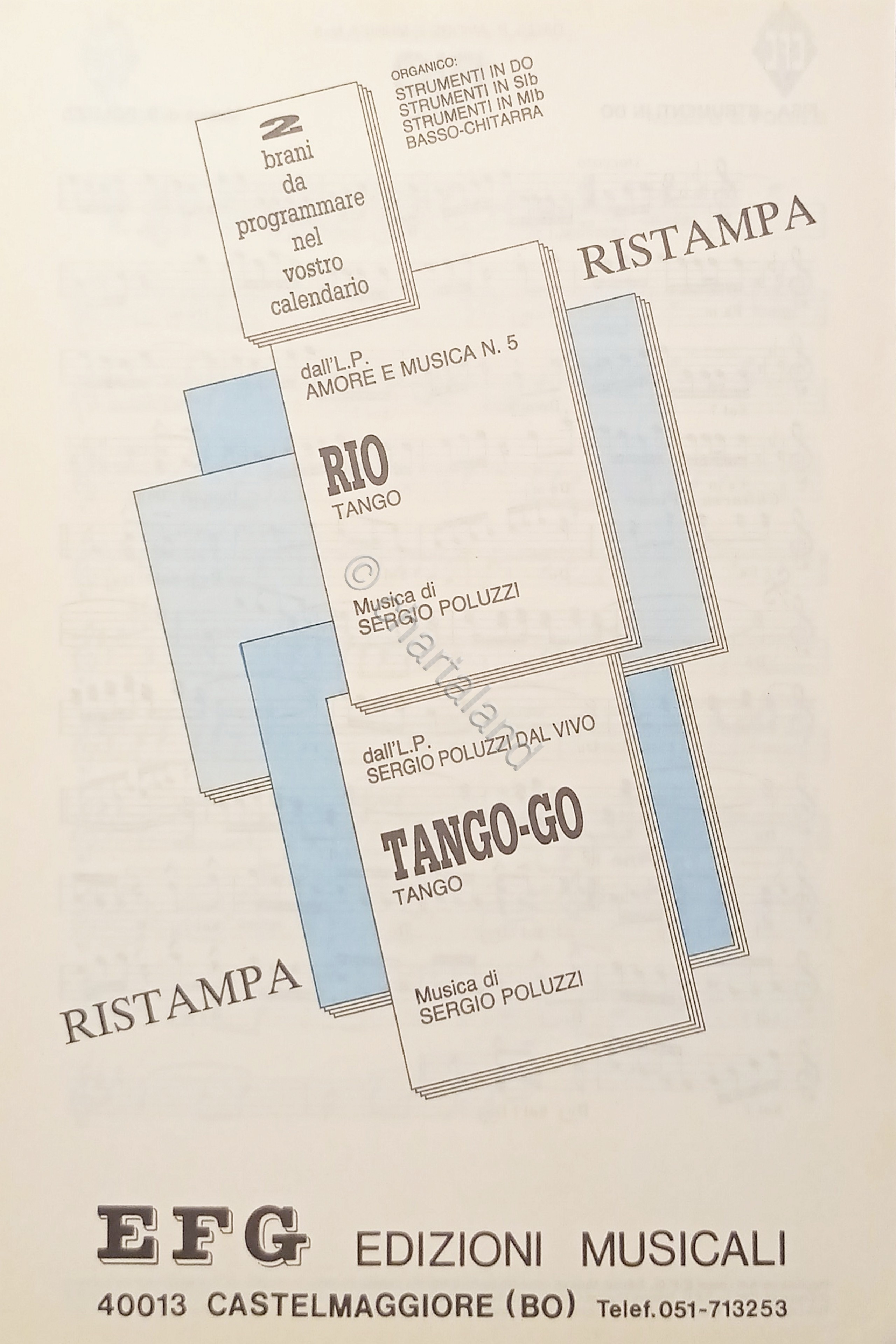 Spartiti - Rio (Tango) - Tango-Go (Tango) - Musica di …