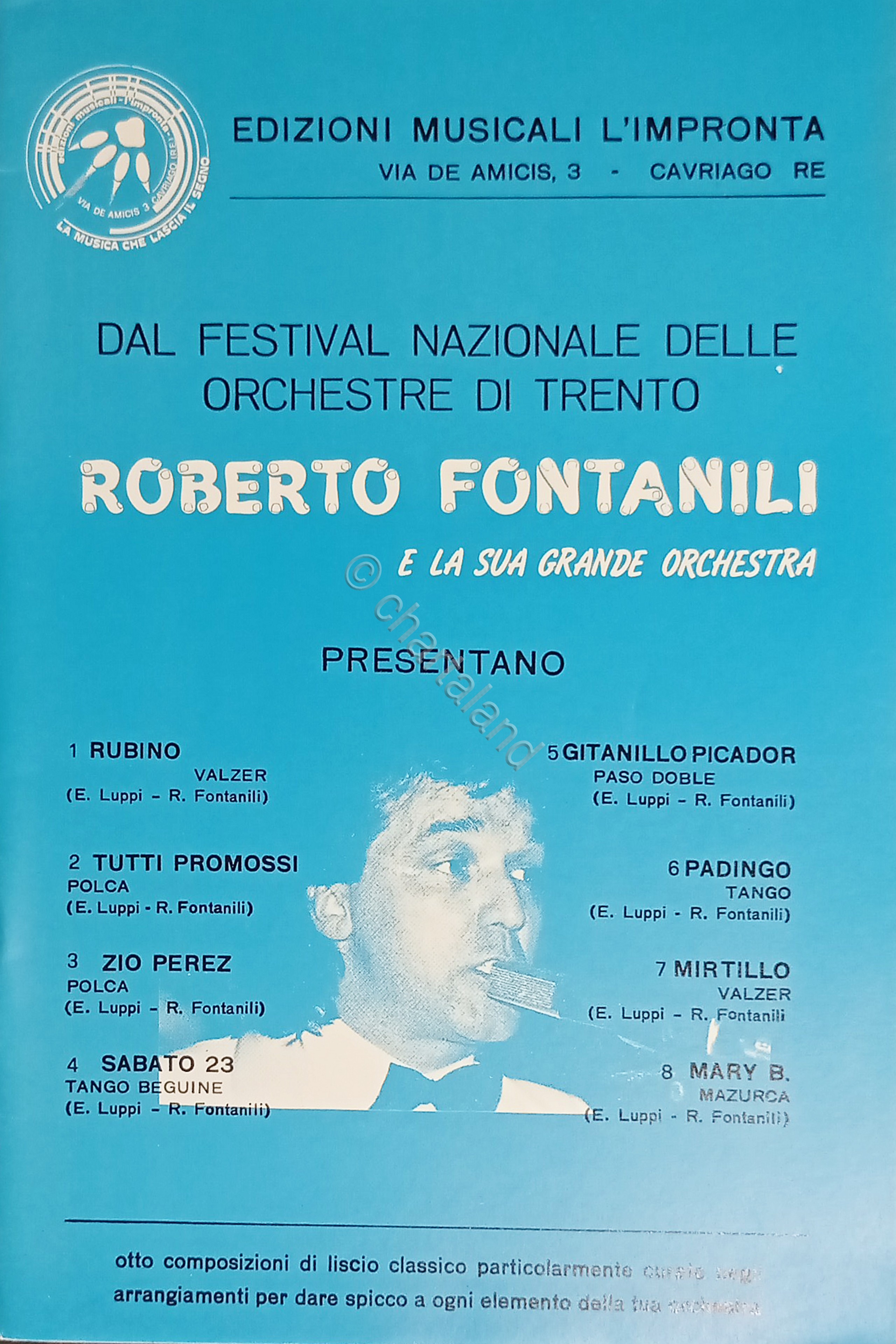 Spartiti - Roberto Fontanili e la sua Grande Orchestra - …
