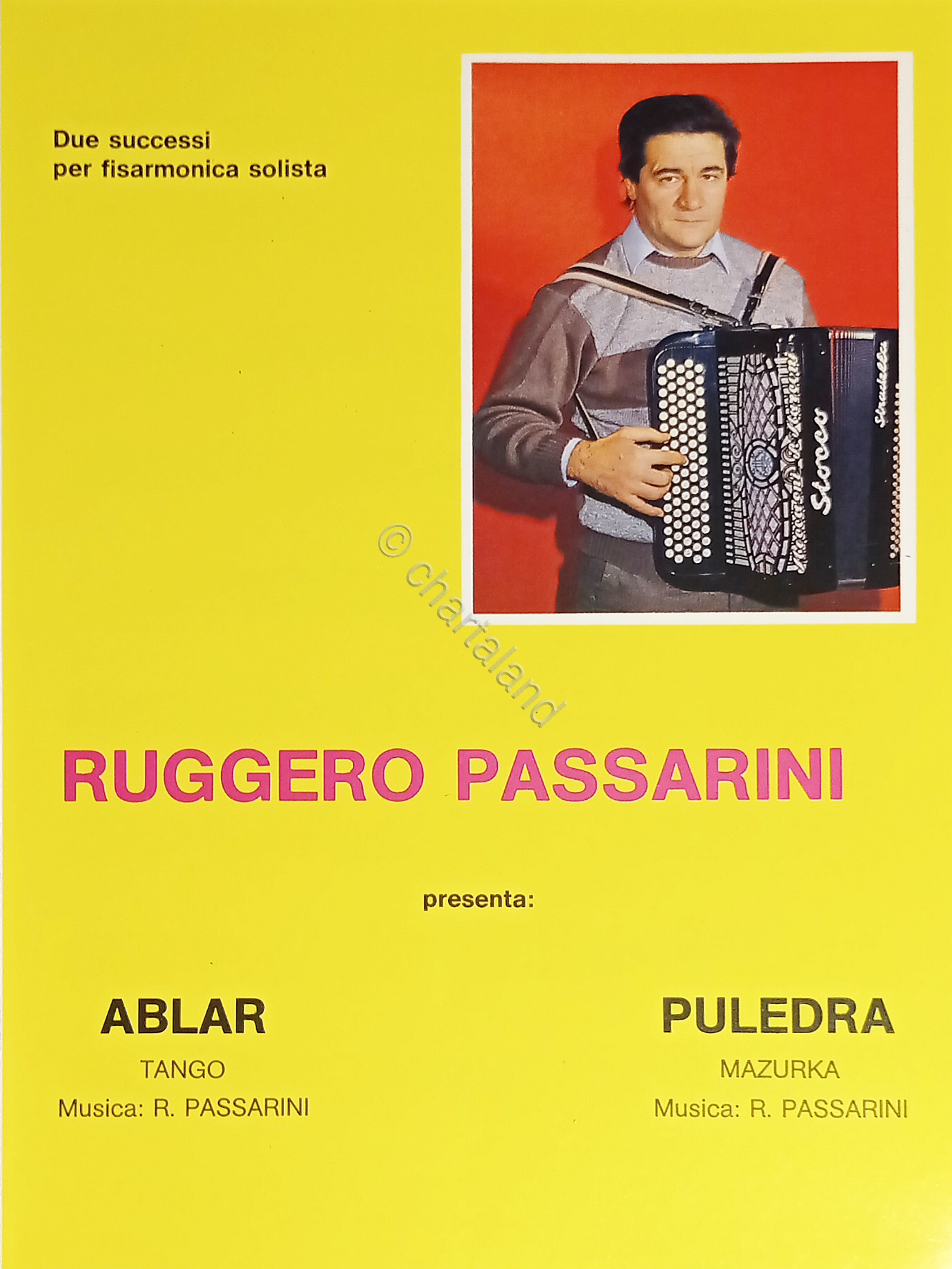 Spartiti - Ruggero Passarini - Ablar (Tango) - Puledra (Mazurka) …