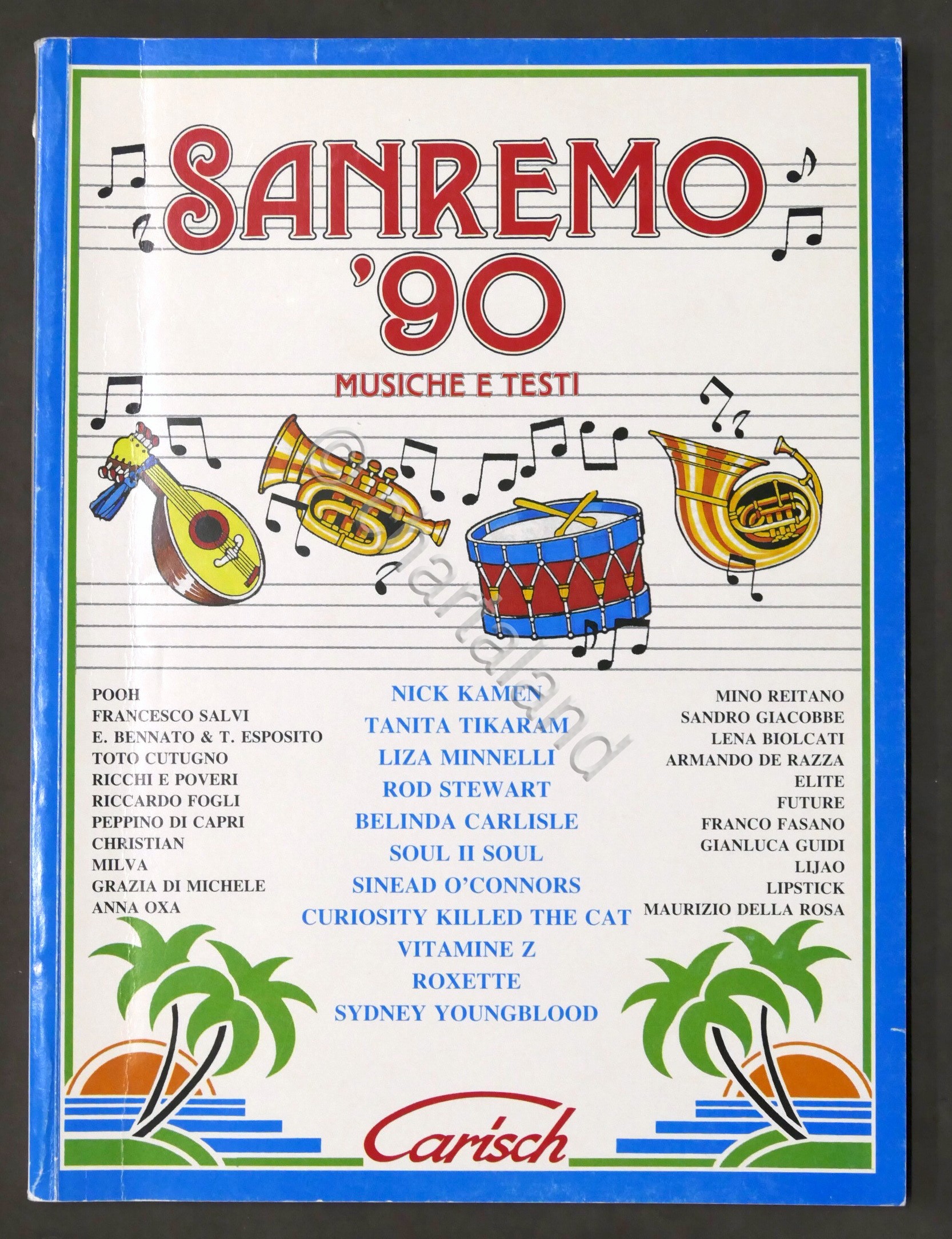 Spartiti - Sanremo '90 - Musiche e testi - ed. …