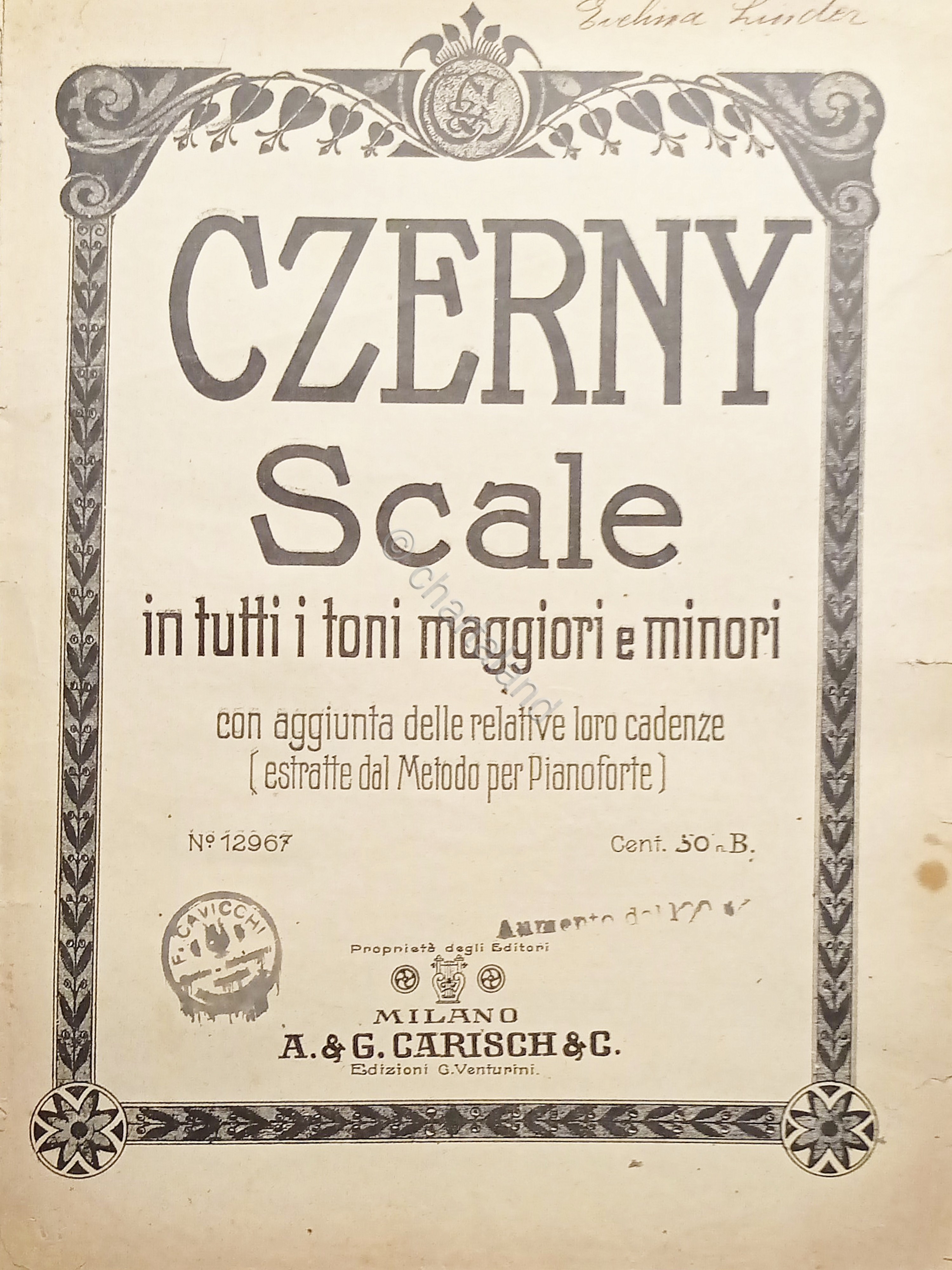 Spartiti - Scale in tutti i toni maggiori e minori …