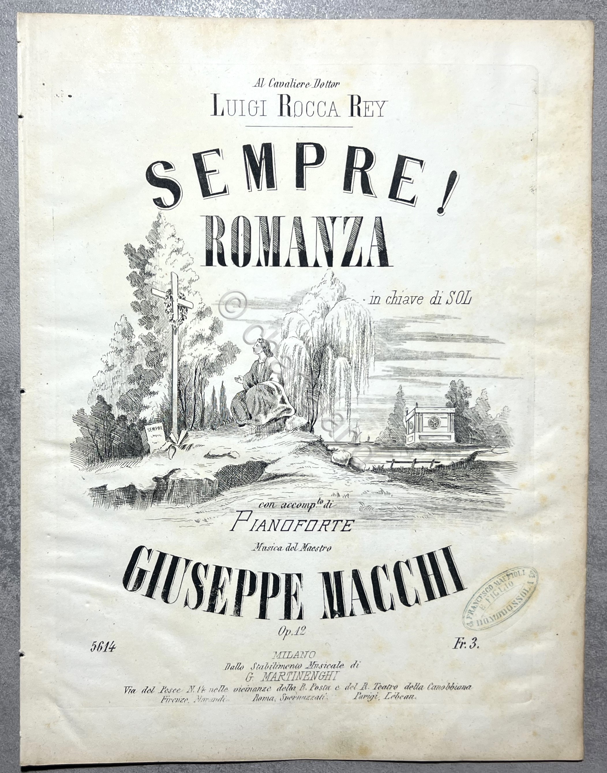 Spartiti - Sempre! - Romanza in Chiave di Sol con …