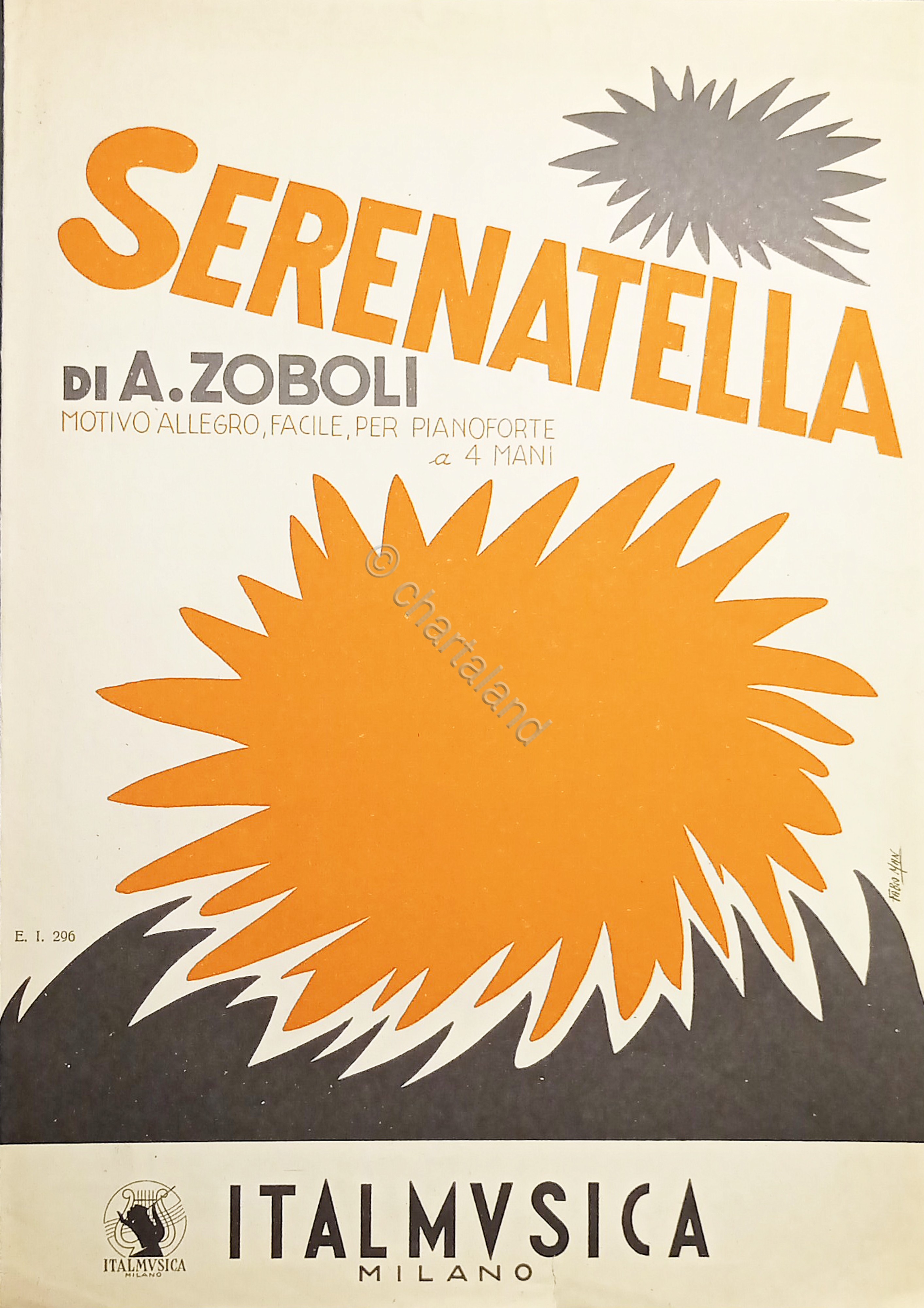 Spartiti - Serenatella di A.Zoboli - Motivo Allegro Facile per …